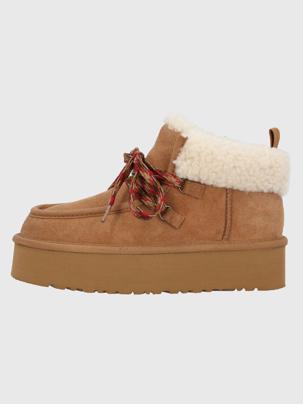 Botín Cuero Mujer Arlo Café-5