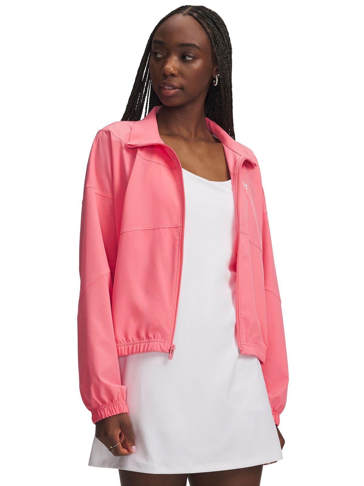 Chaqueta Mujer Rival Woven Rosado-0
