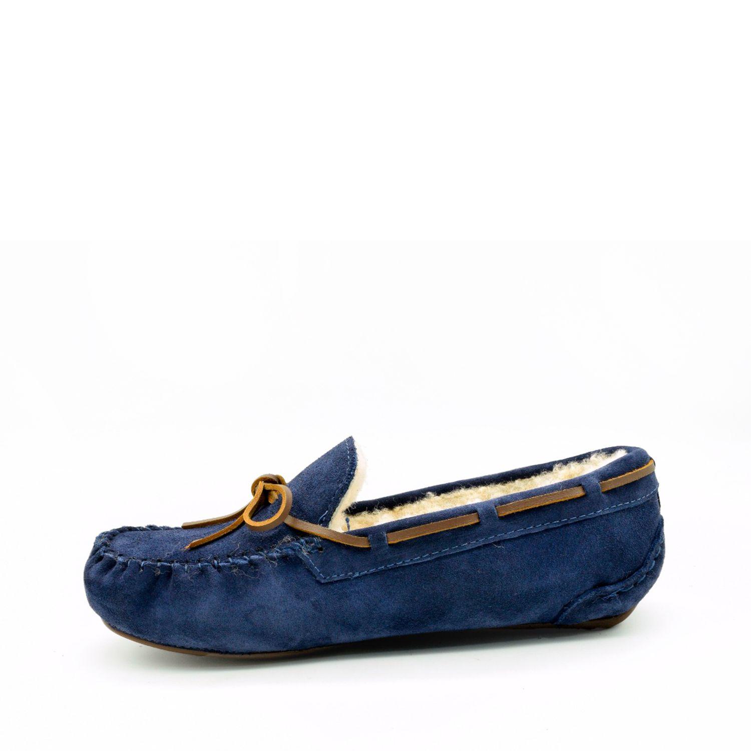 Slip On Cuero Kike Azul marino Hombre Rockford-4