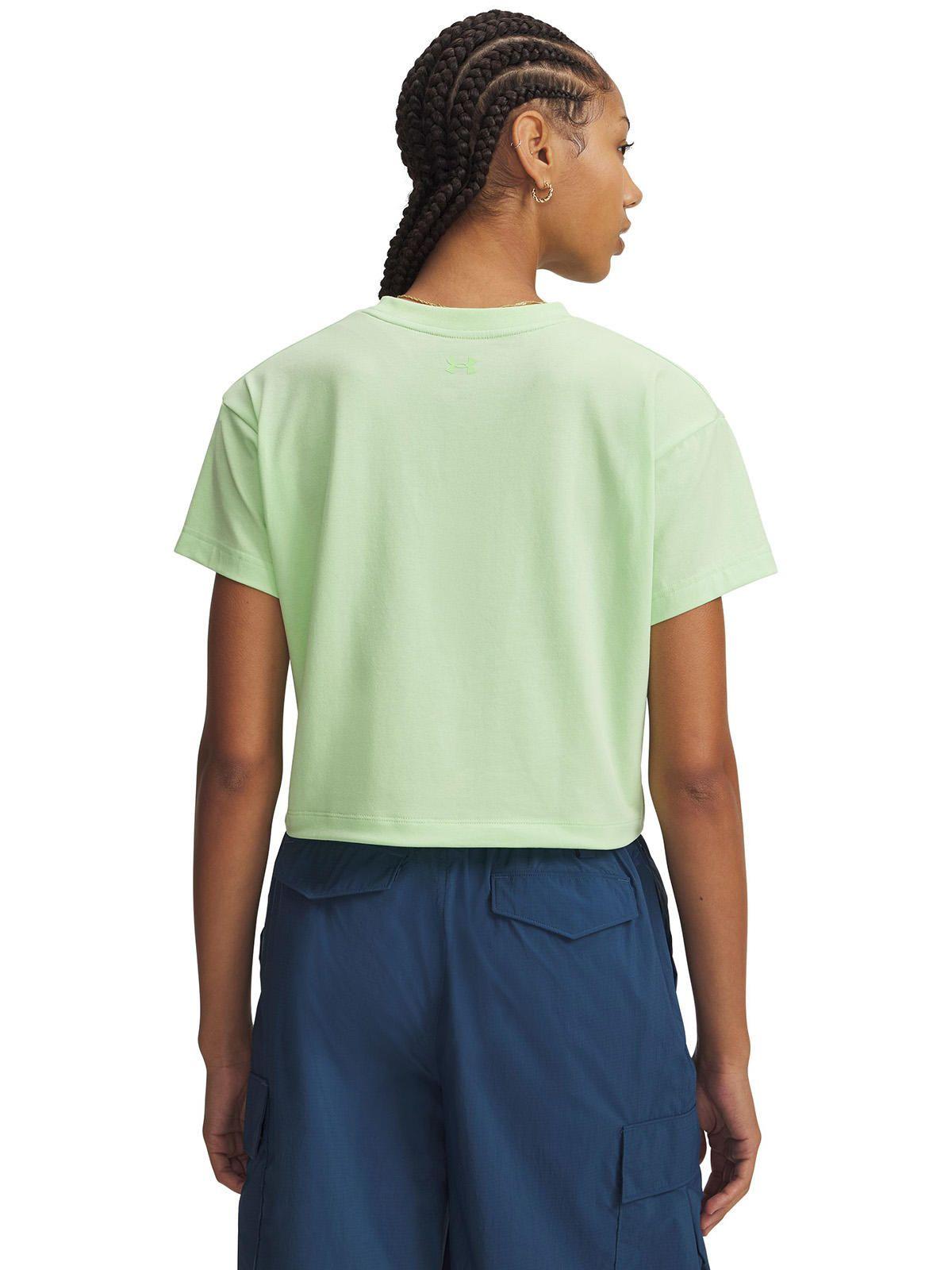 Polera M/C Mujer Bungee Hem Verde-1