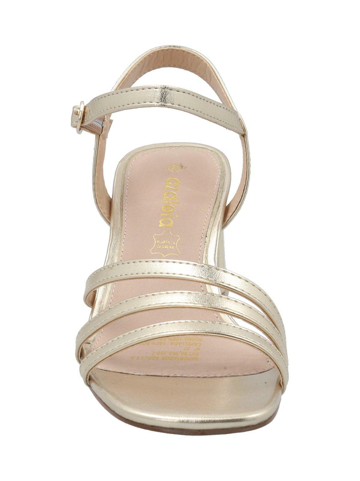 Sandalia Mujer Liron Dorado-3