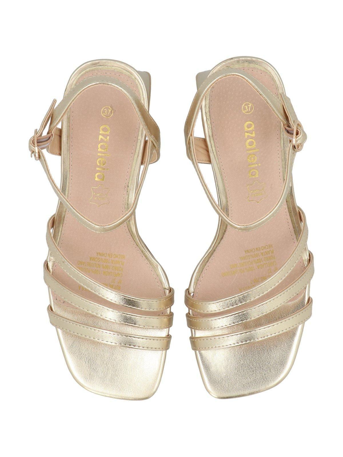 Sandalia Mujer Liron Dorado-7