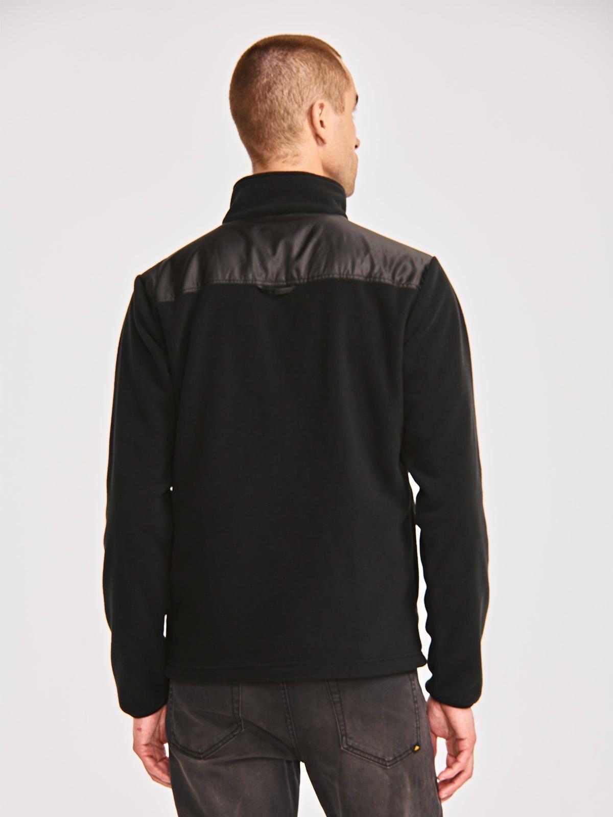 Polar Hombre Polar Fleece Utility Full ZipNegro-4