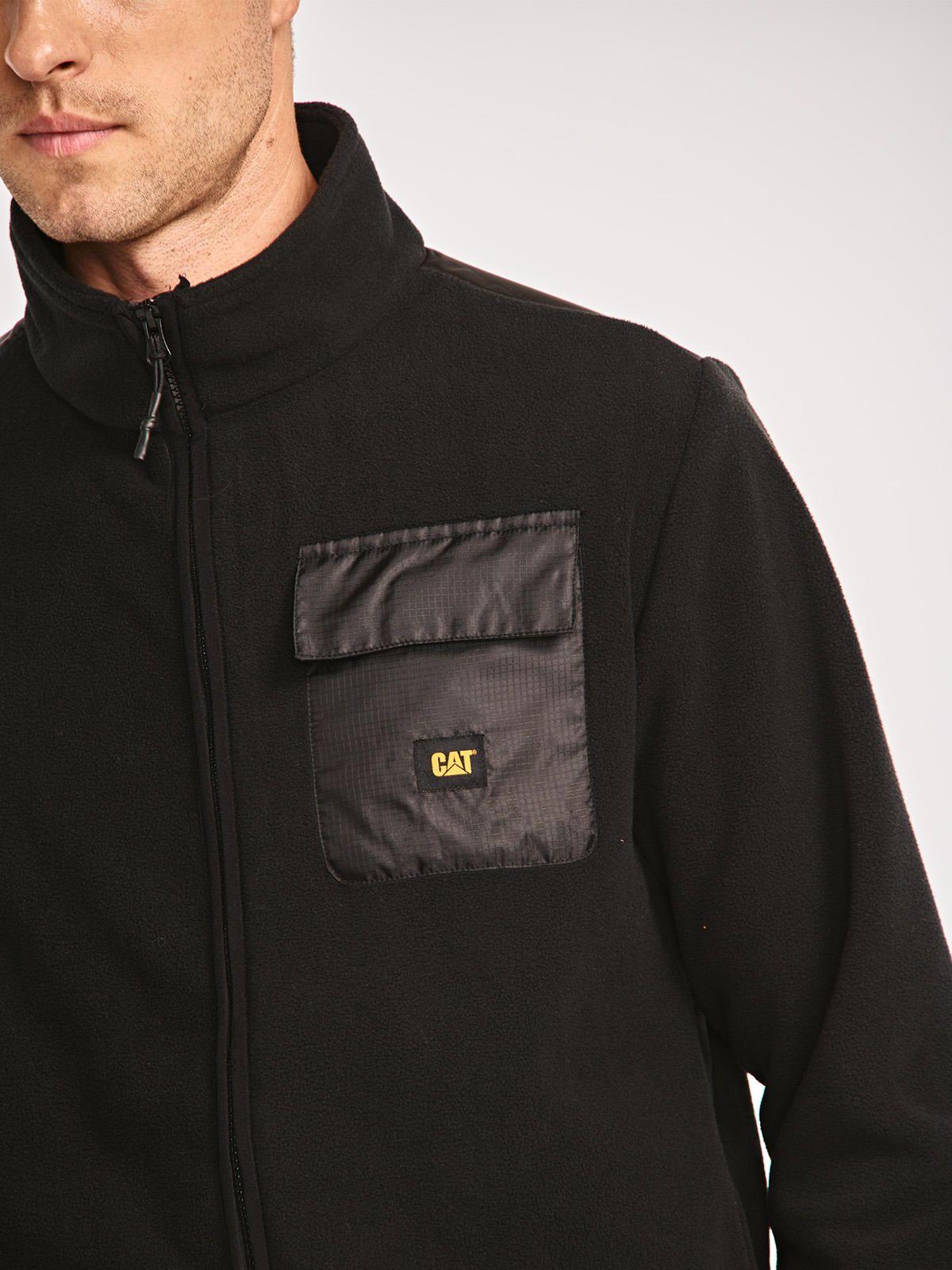 Polar Hombre Polar Fleece Utility Full ZipNegro-5