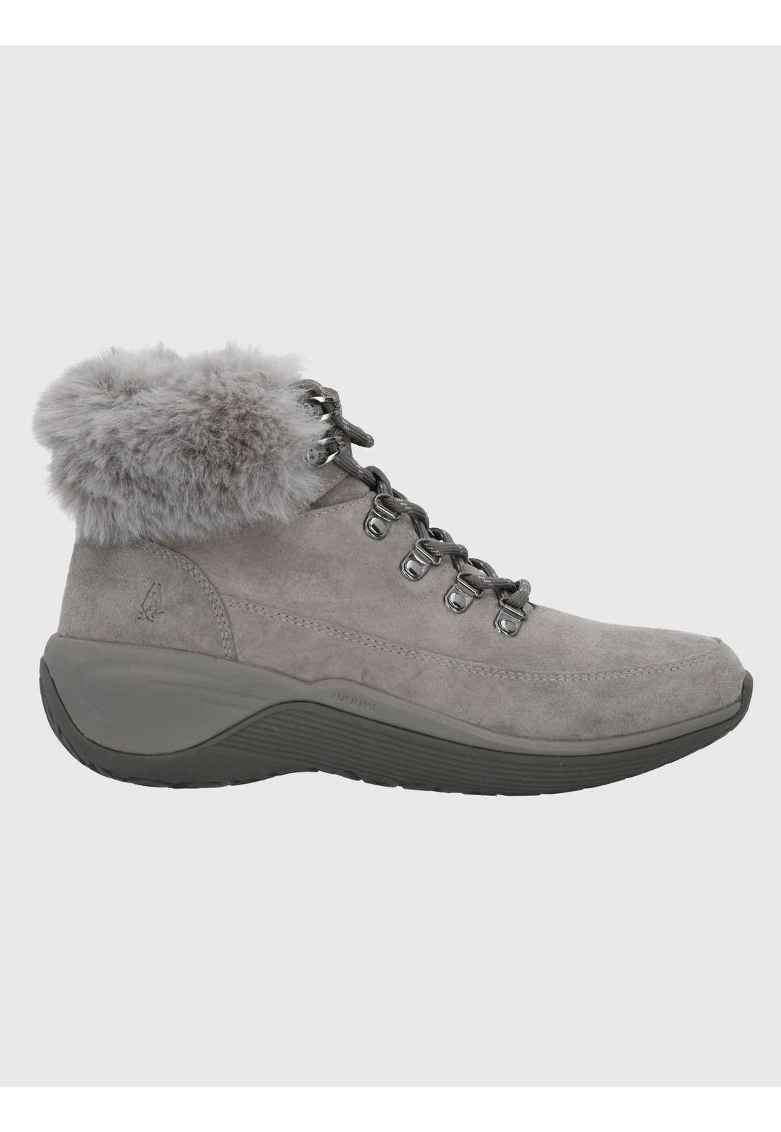 Botín Cuero Mujer Spinal Rug Alpine Gris-1