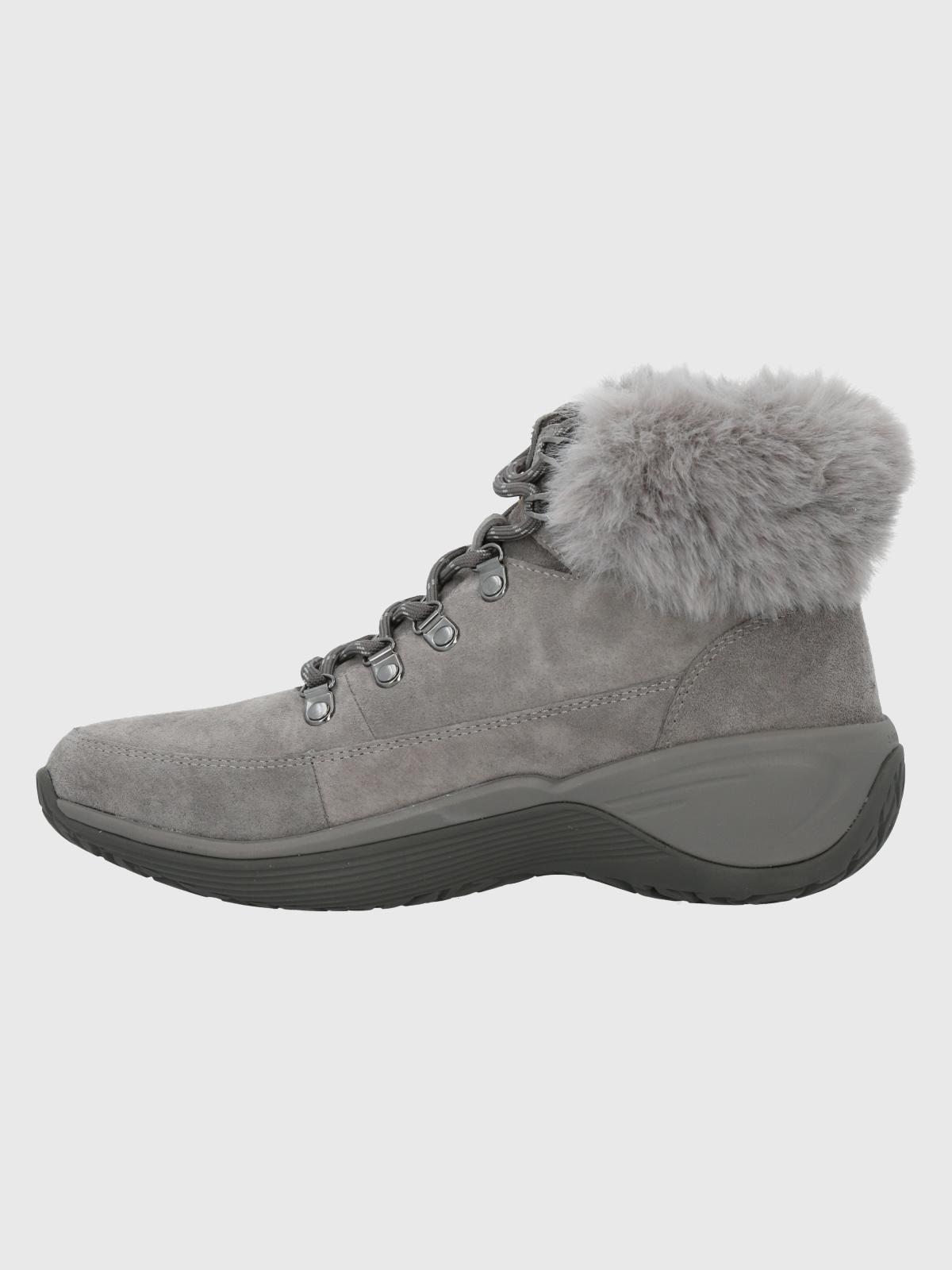 Botín Cuero Mujer Spinal Rug Alpine Gris-5