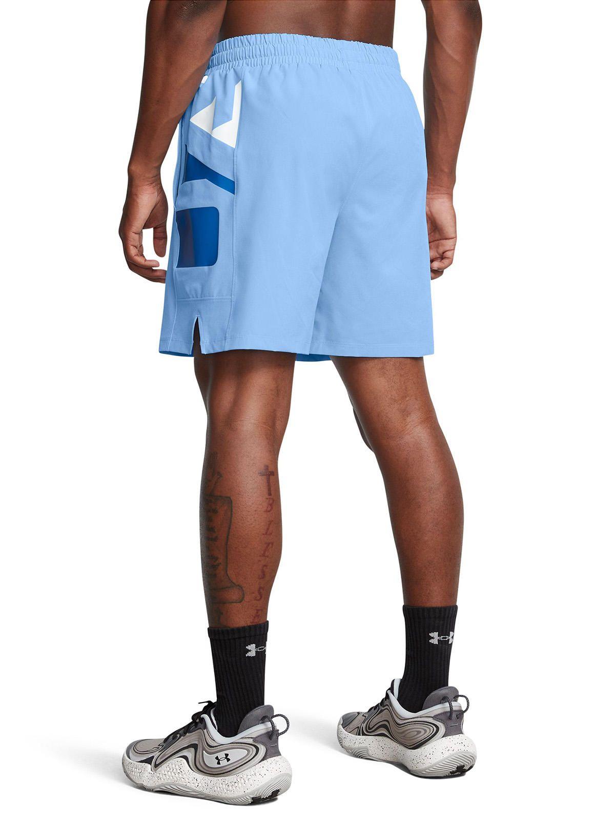 Shorts UA Zone para hombre Azul-4