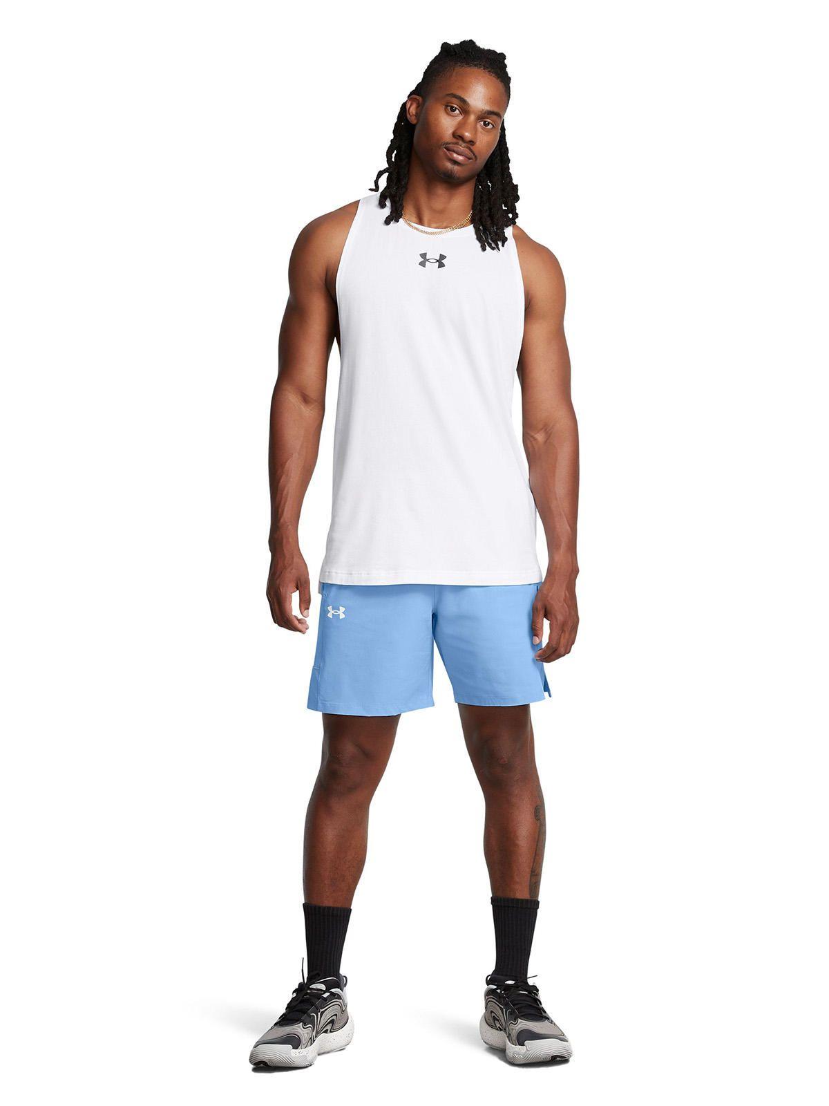 Shorts UA Zone para hombre Azul-5