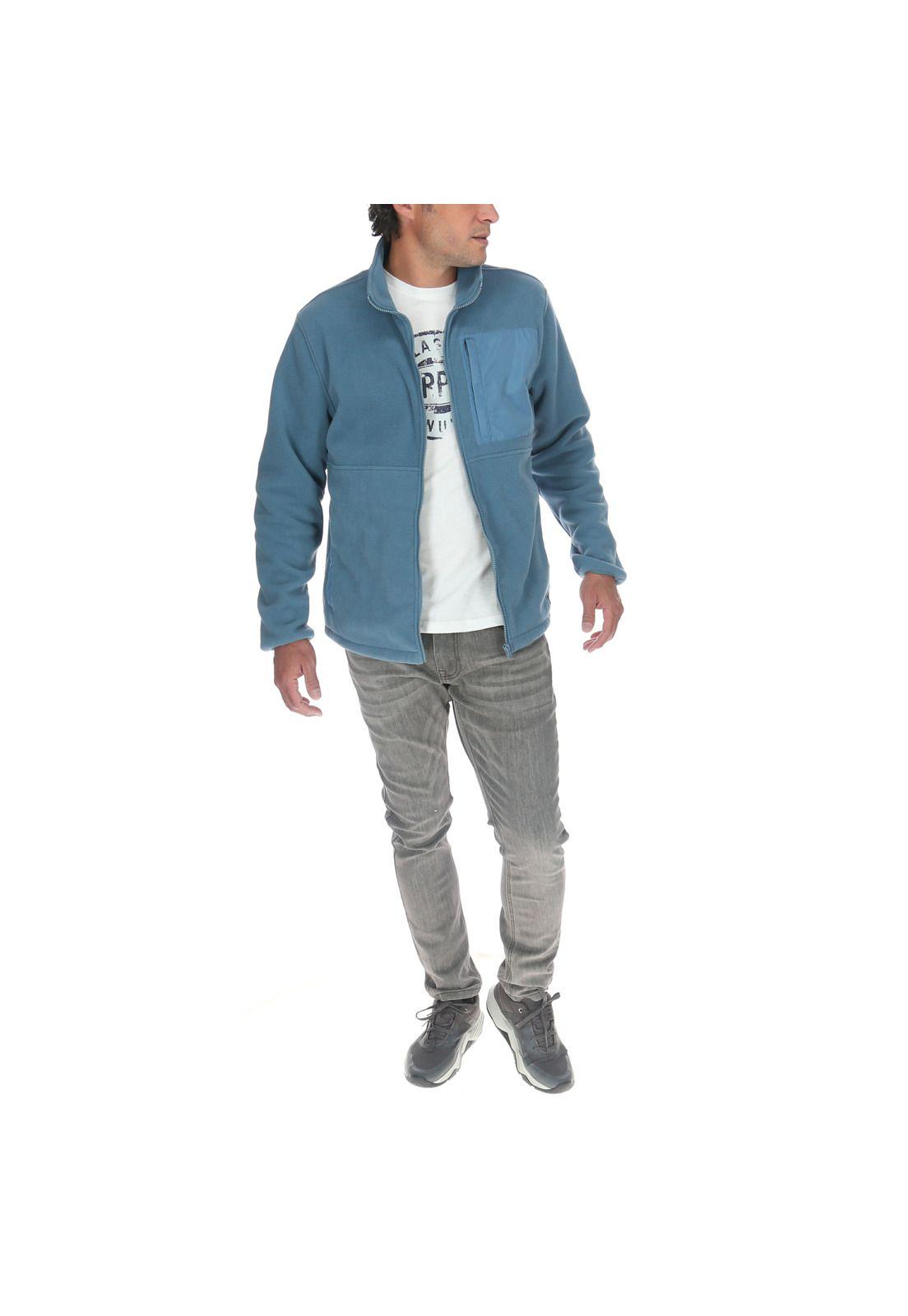 Polar Hombre Foundation Fleece Azul-4