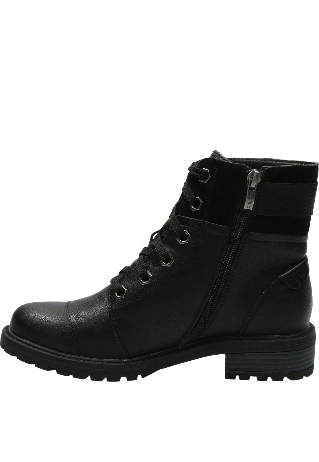 Botín Mujer Normandy Negro-4