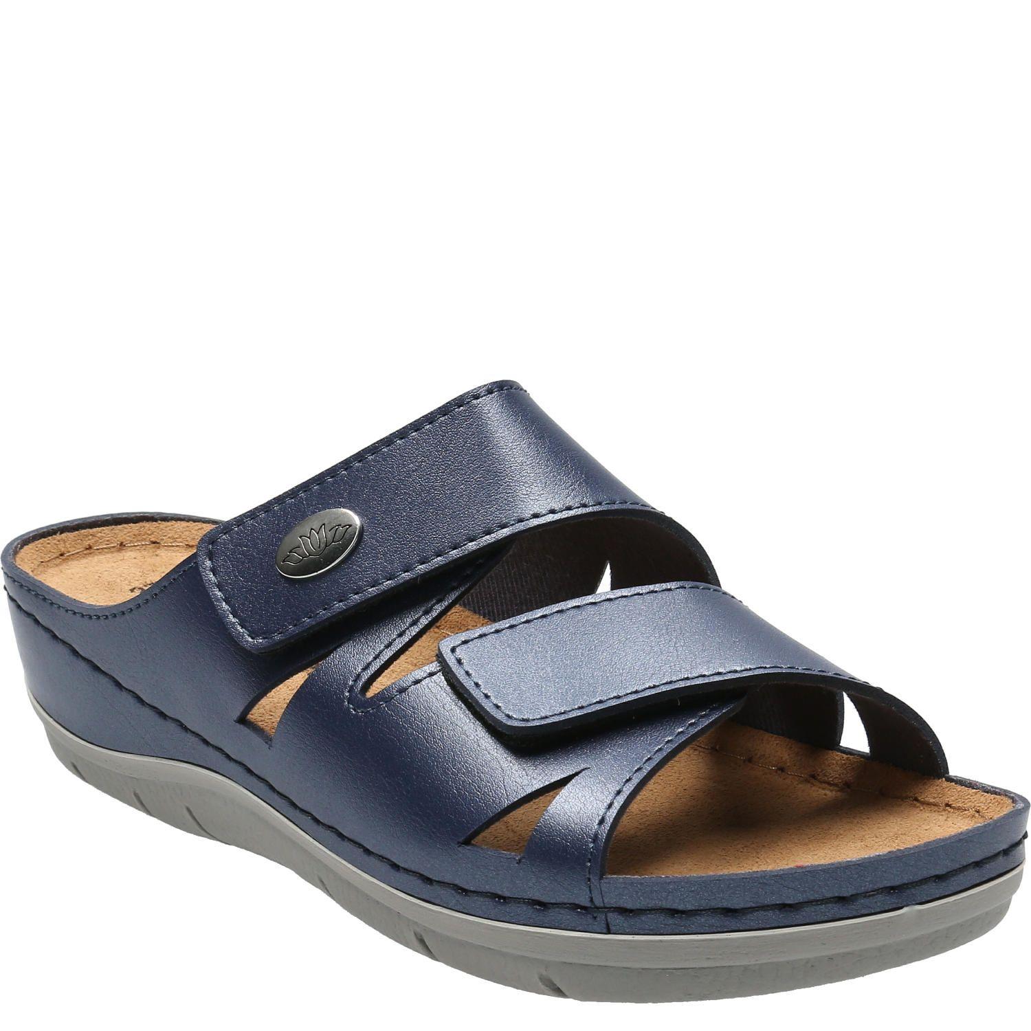 Sandalia Mujer Utica Azul-0