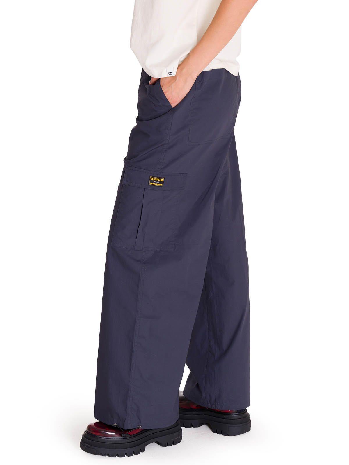 Pantalones Pull-On Cargo Parachute Mujer Azul-3