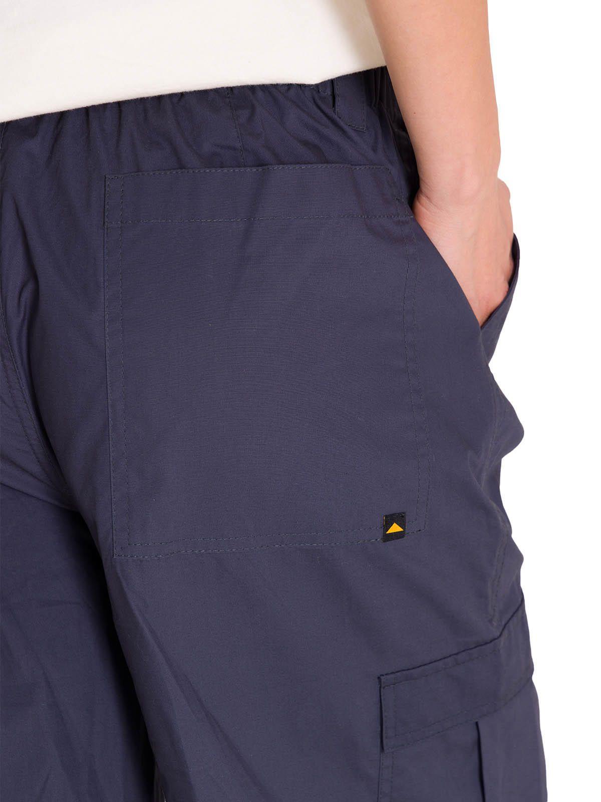 Pantalones Pull-On Cargo Parachute Mujer Azul-5
