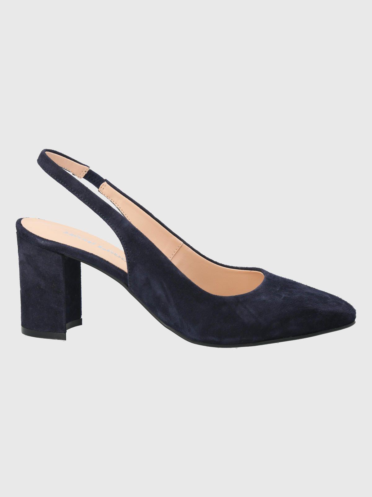 Zapato Cuero Azul Oscuro Mujer Temu -1