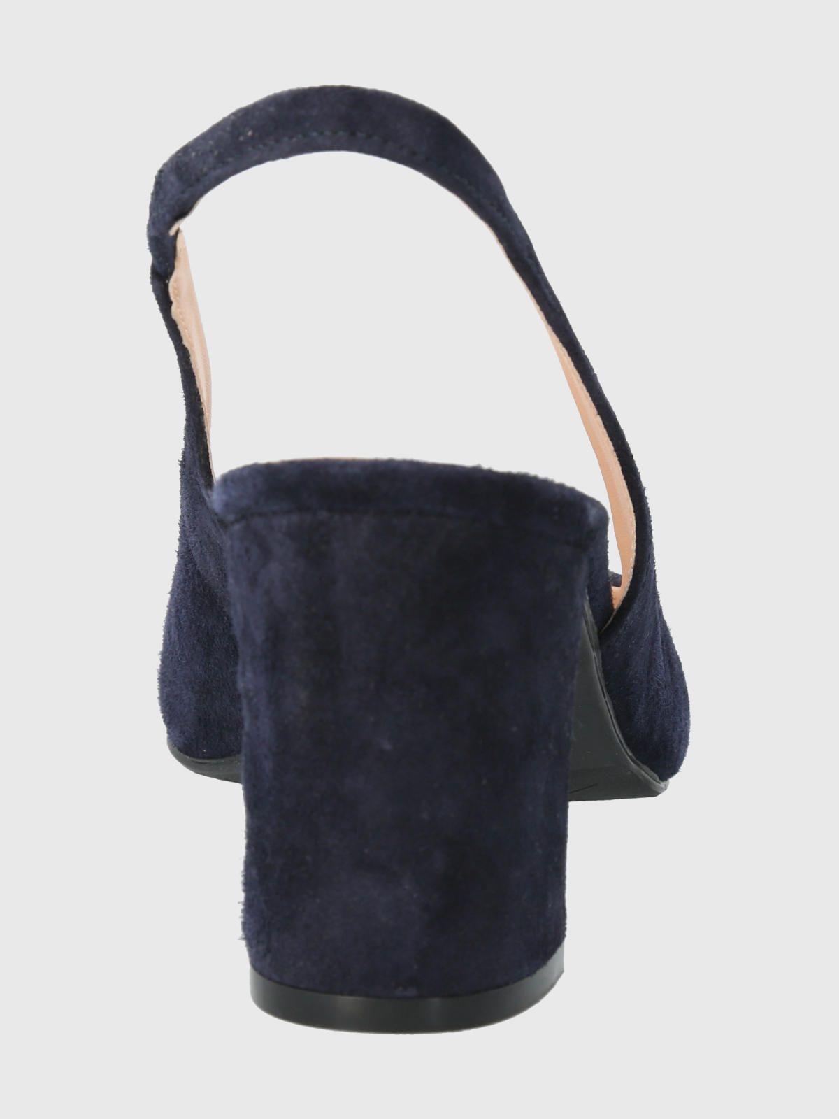 Zapato Cuero Azul Oscuro Mujer Temu -5