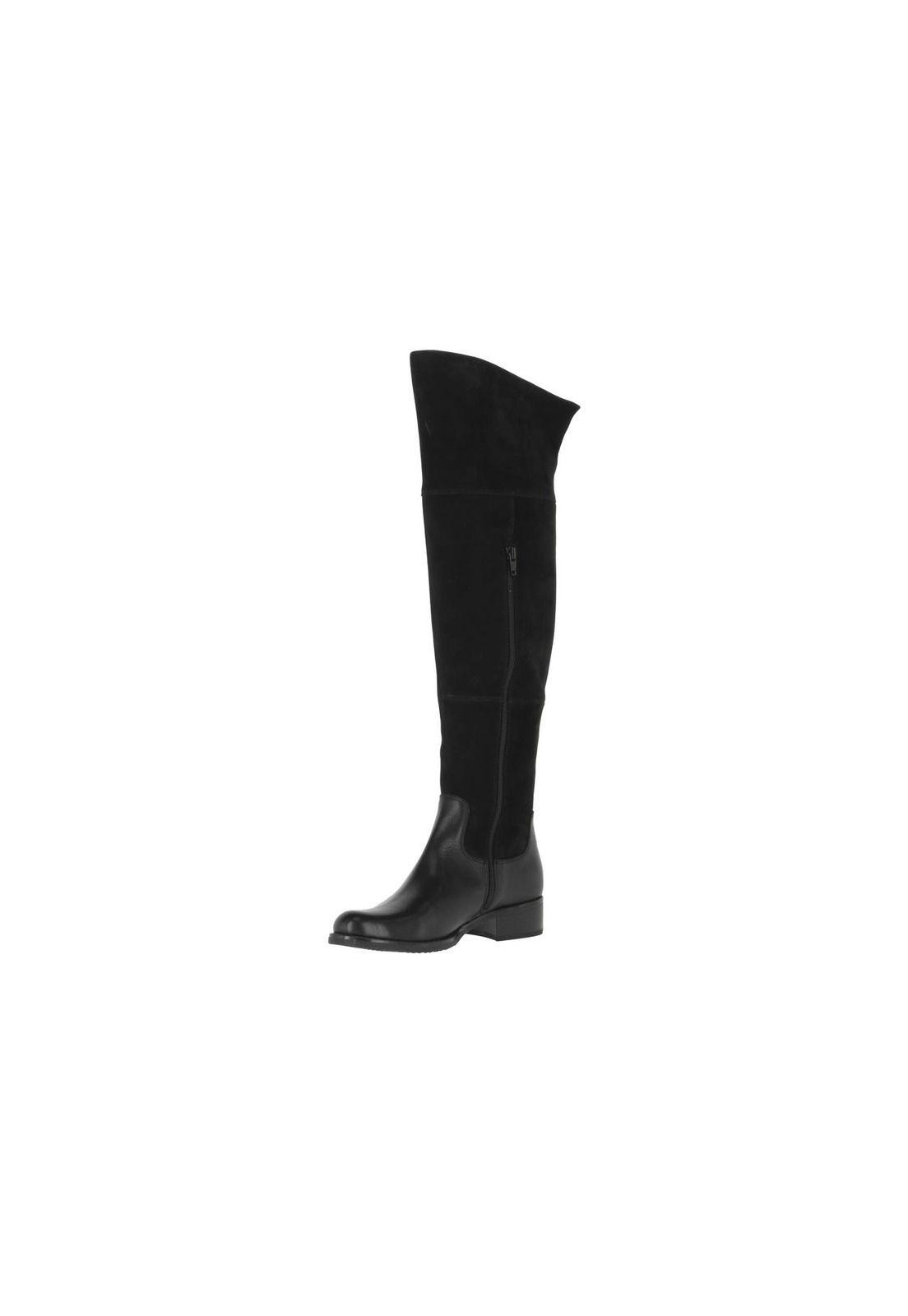 Botin Cuero Mujer Tart Negro-1