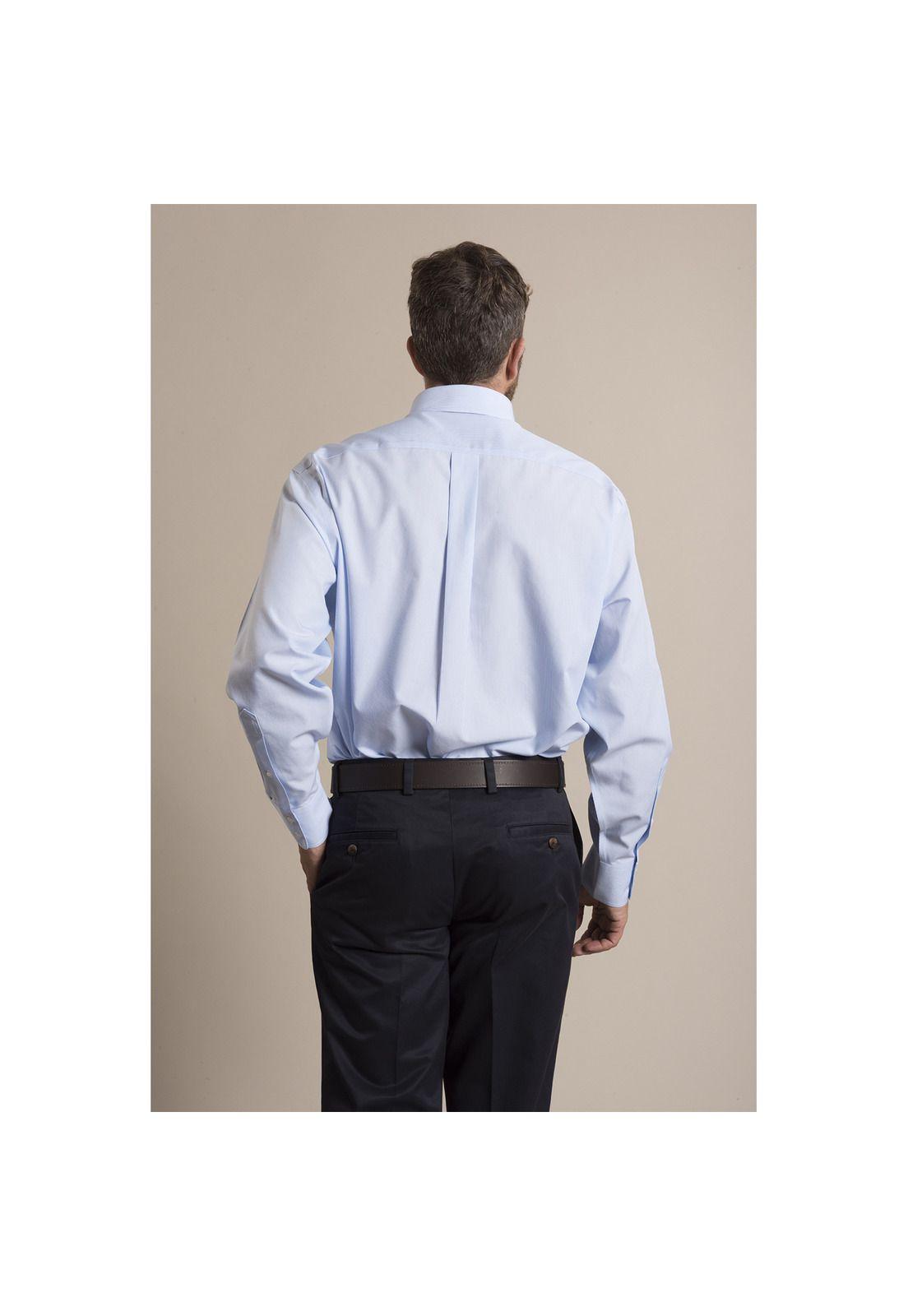 Camisa Libre de Arrugas Rockford Celeste-3