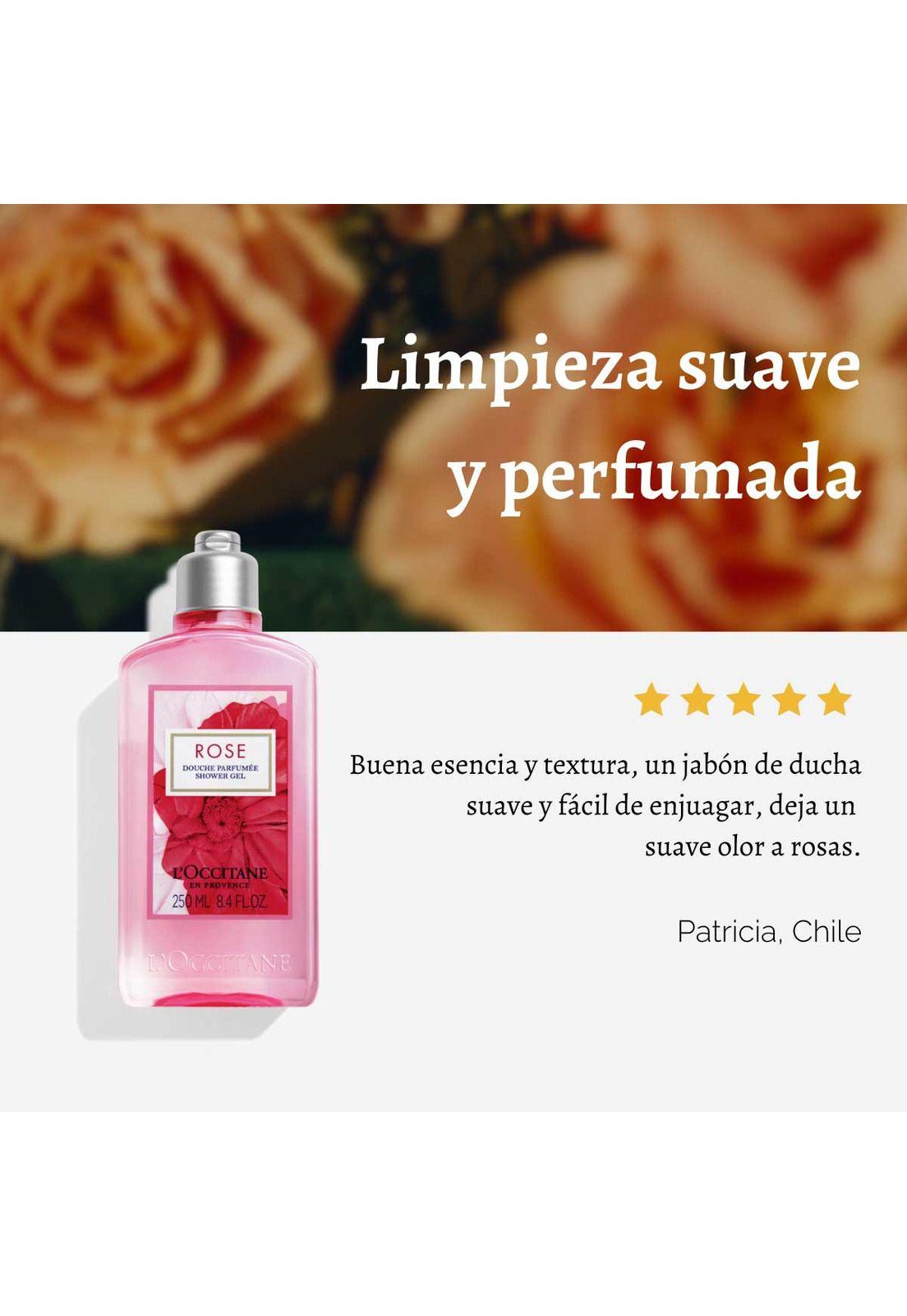 Gel de Ducha Rosa 250 ml L'Occitane-4