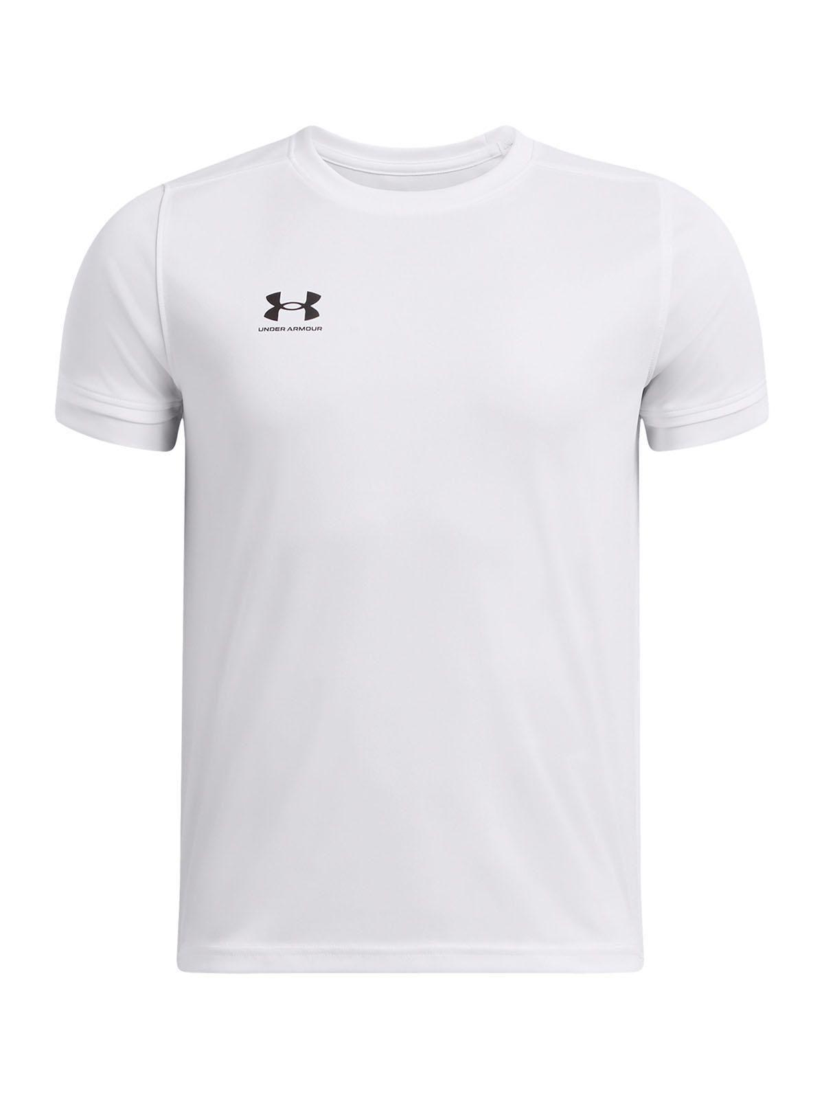 Polera Manga Corta Ua Challenger Jersey Blanco Para Nin-0
