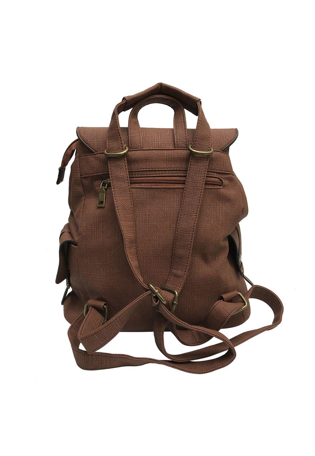 Mochila Mujer Rex Backpack Café Mujer-1