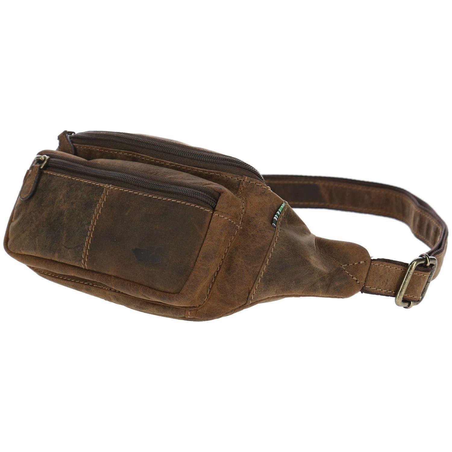 Banano Cuero Unisex Oh Waistbag Verde-1