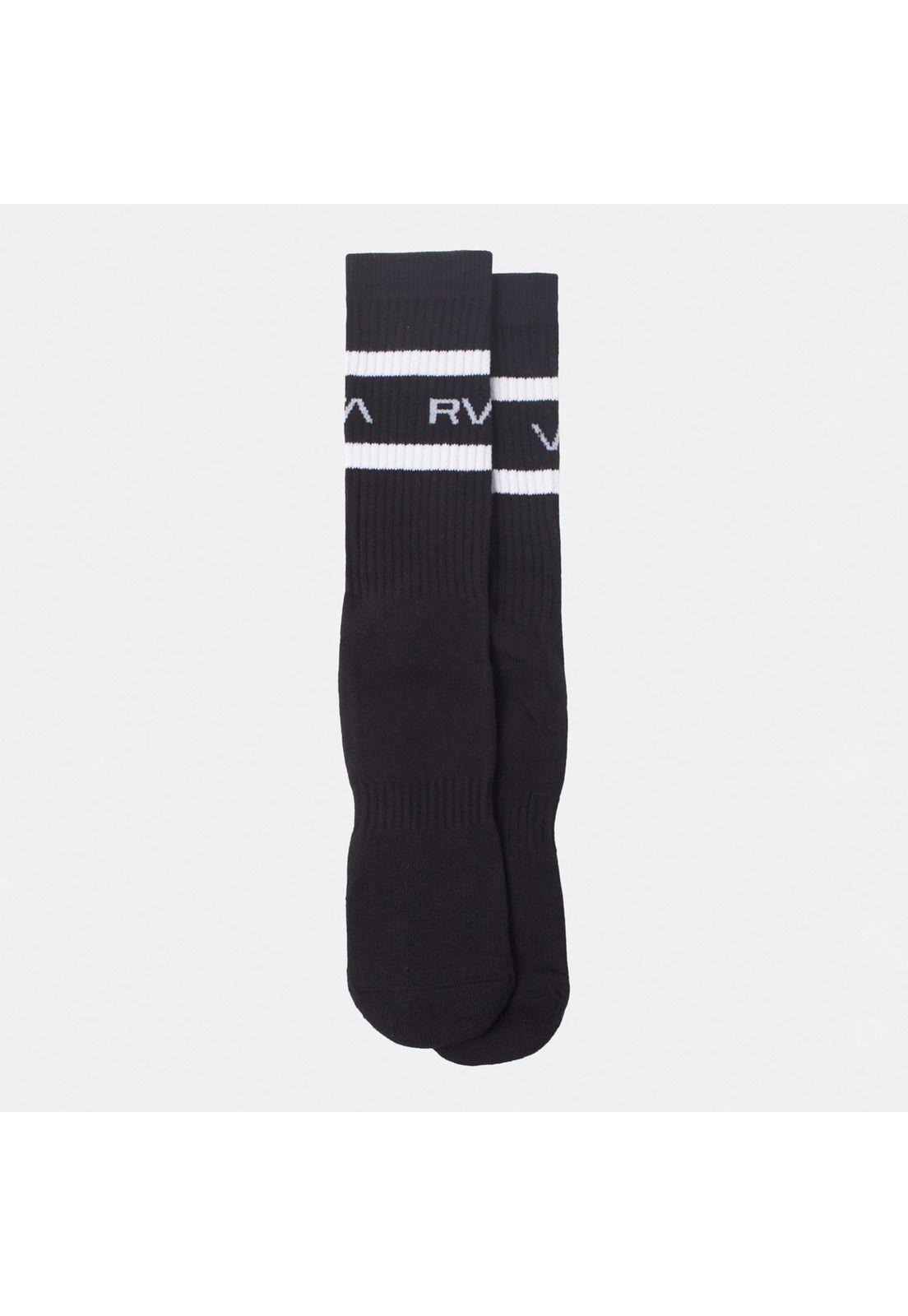 Pack 2 Calcetines Hombre 2Pk Strp Crew M Negro-1