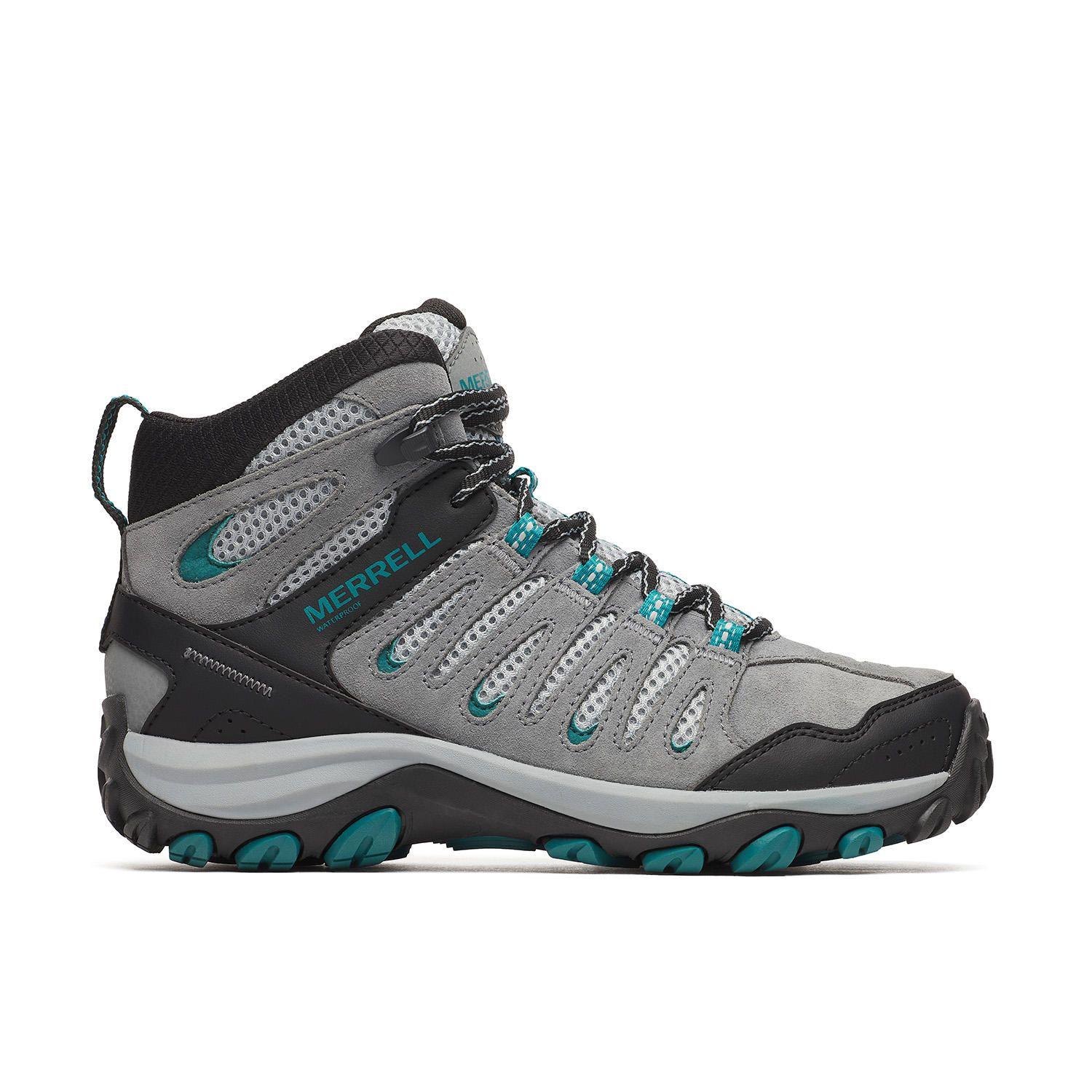 Botin Mujer Crosslander 3 Mid Waterproof Gris-0
