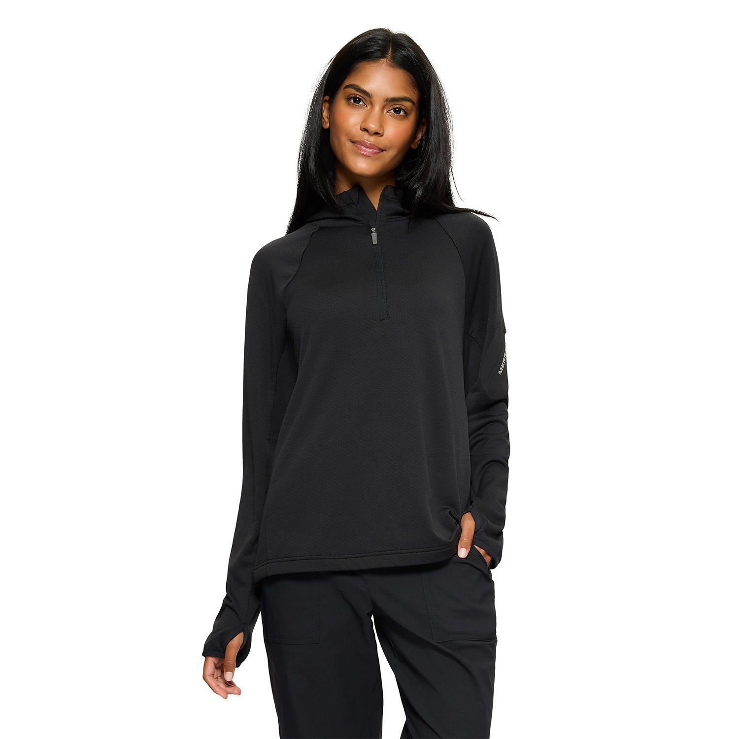 Poleron Mujer Active Hoody Negro-0