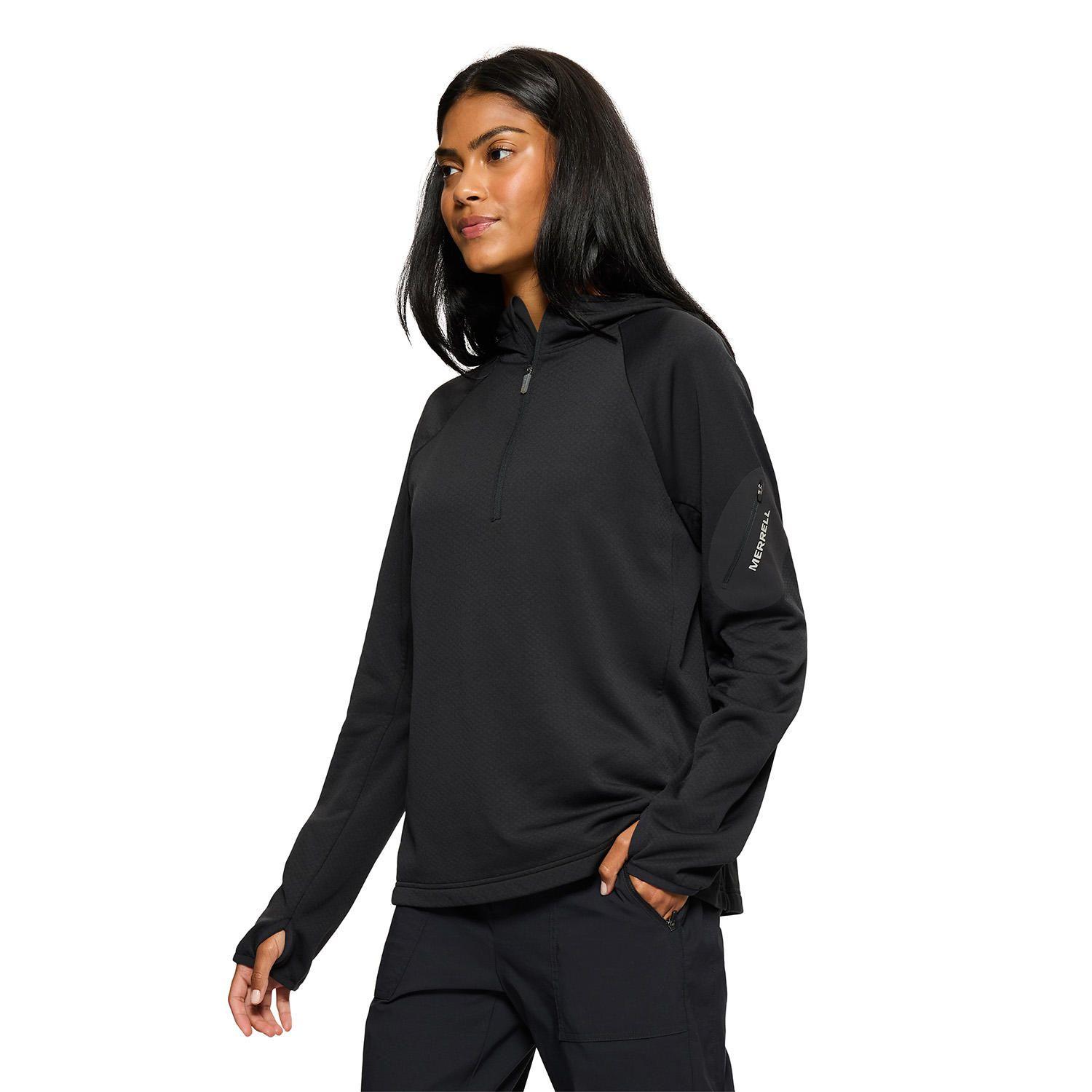Poleron Mujer Active Hoody Negro-1