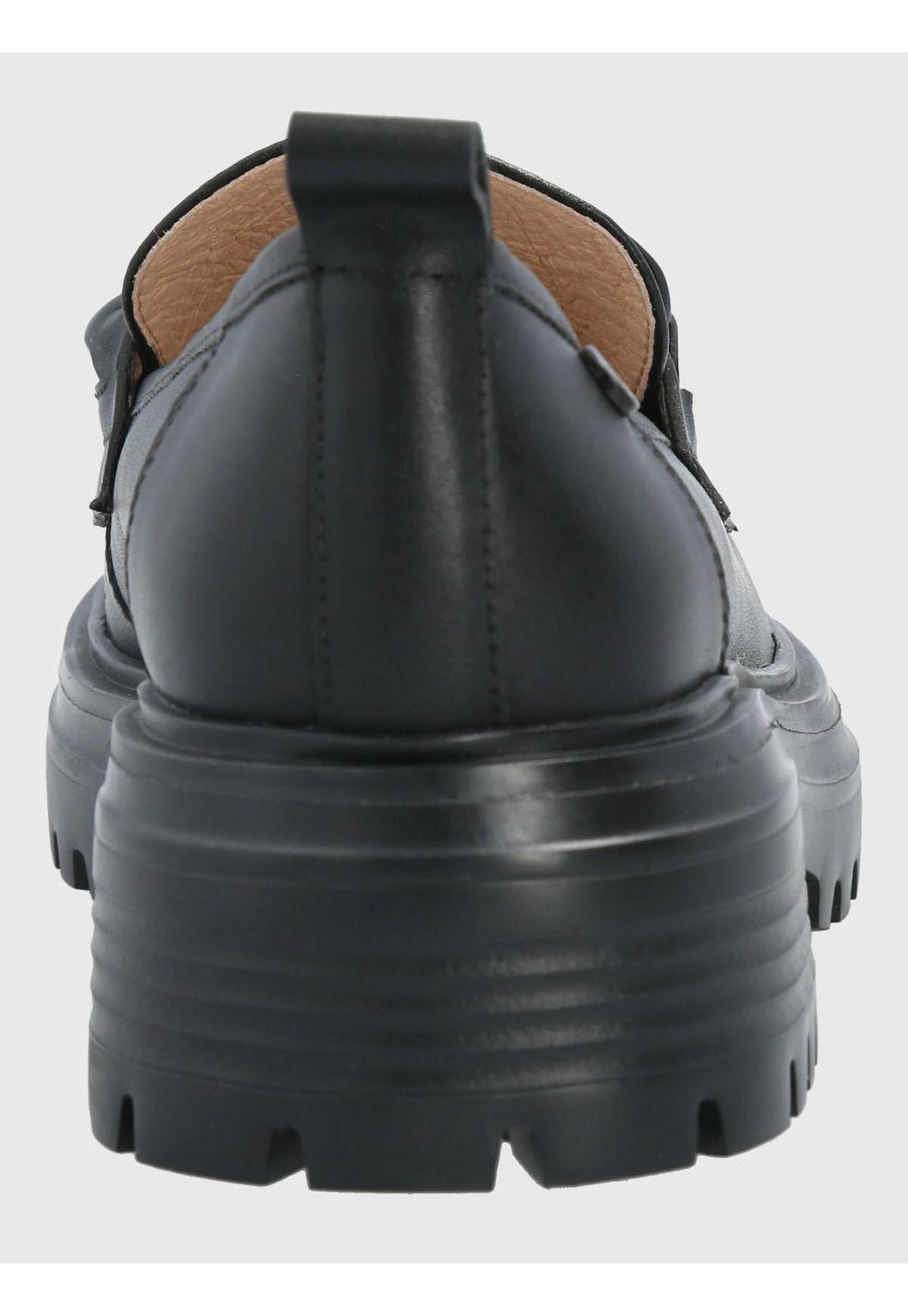 Mocasin Cuero Mujer Leboni Negro-6