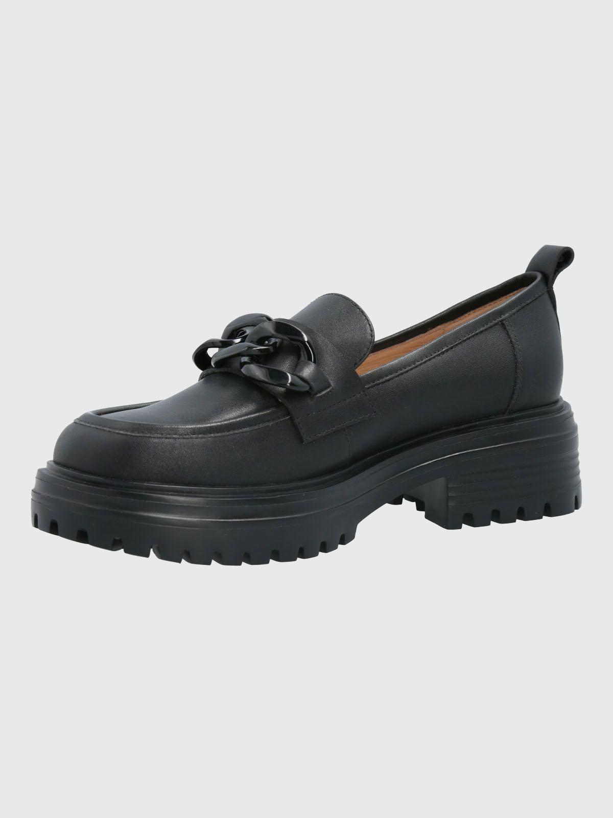 Mocasin Cuero Mujer Leboni Negro-4