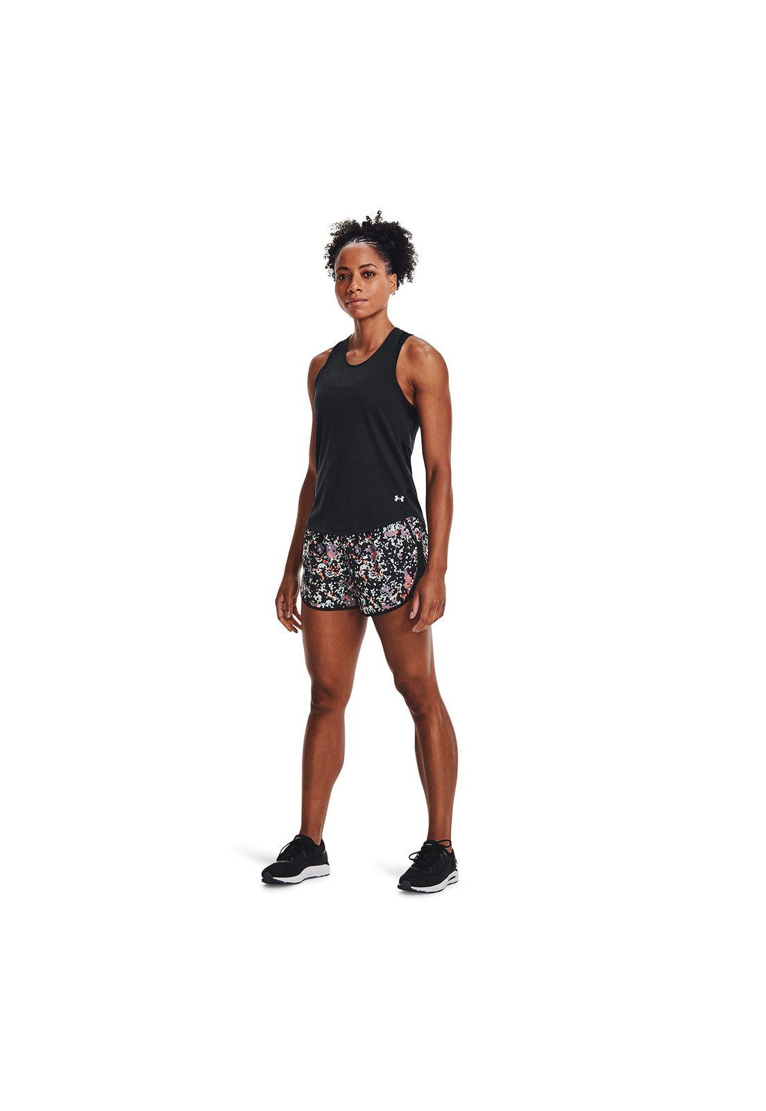 Short Mujer Fly By 2.0 Printed Negro-4