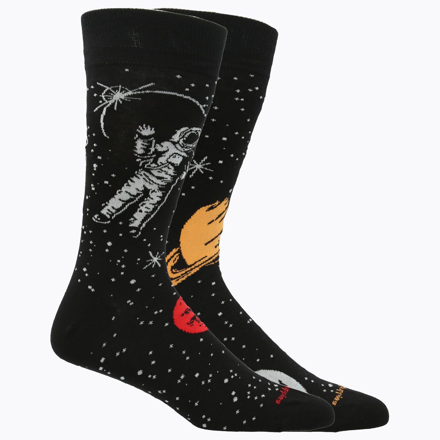 Calcetín Algodón Hombre Dif Space Negro-0