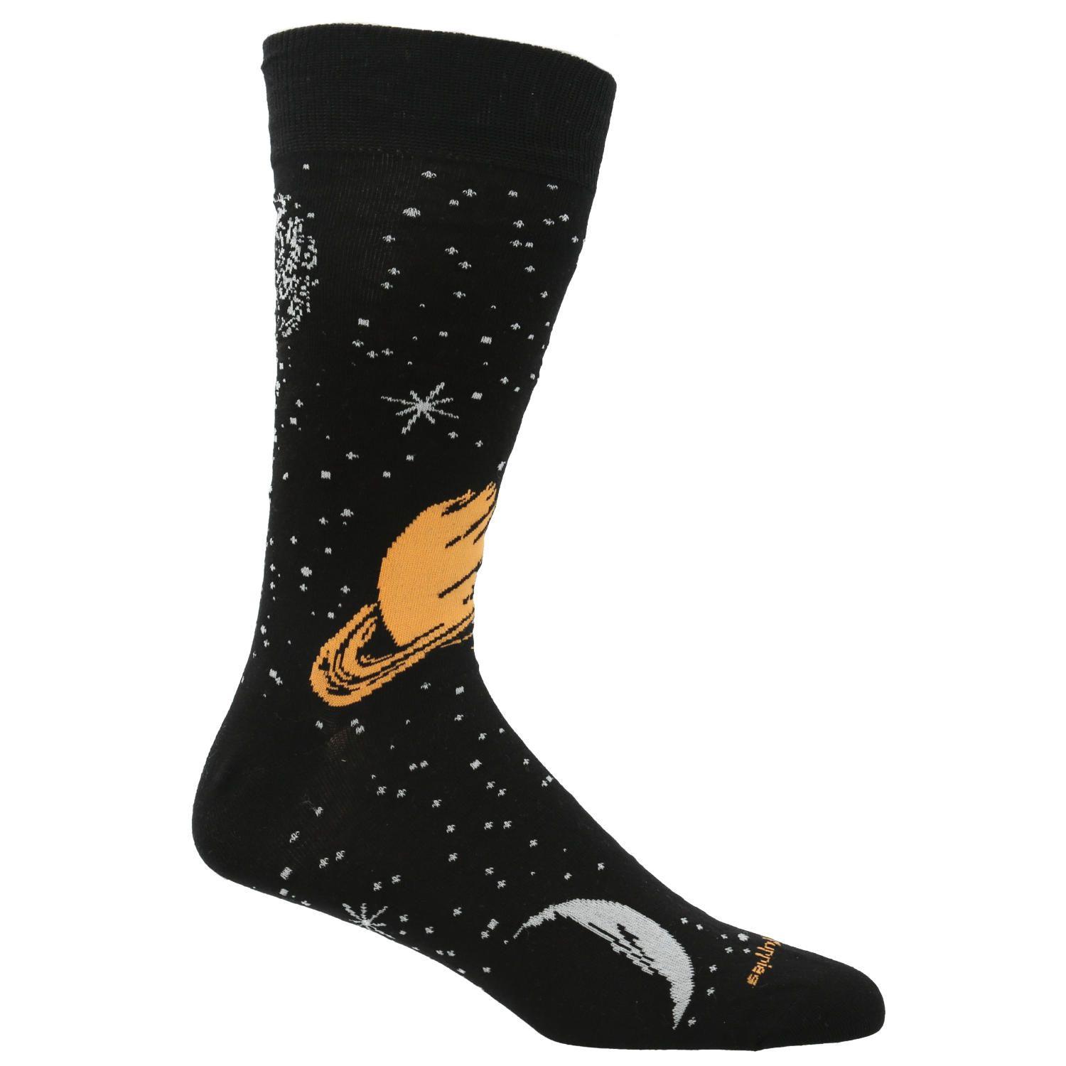 Calcetín Algodón Hombre Dif Space Negro-1