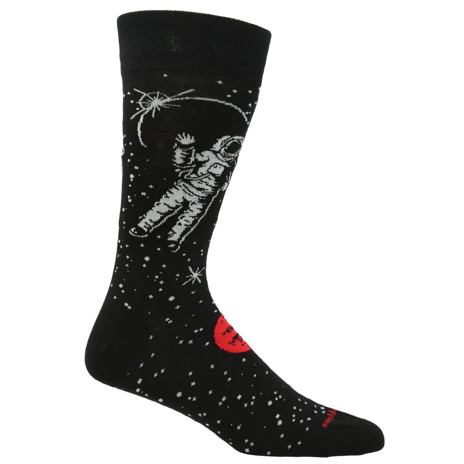 Calcetín Algodón Hombre Dif Space Negro-2