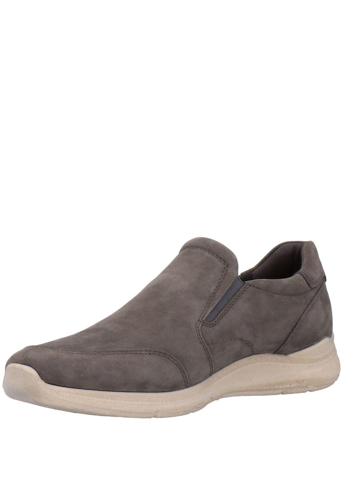 Zapatilla Cuero Hombre Damned Gris-3