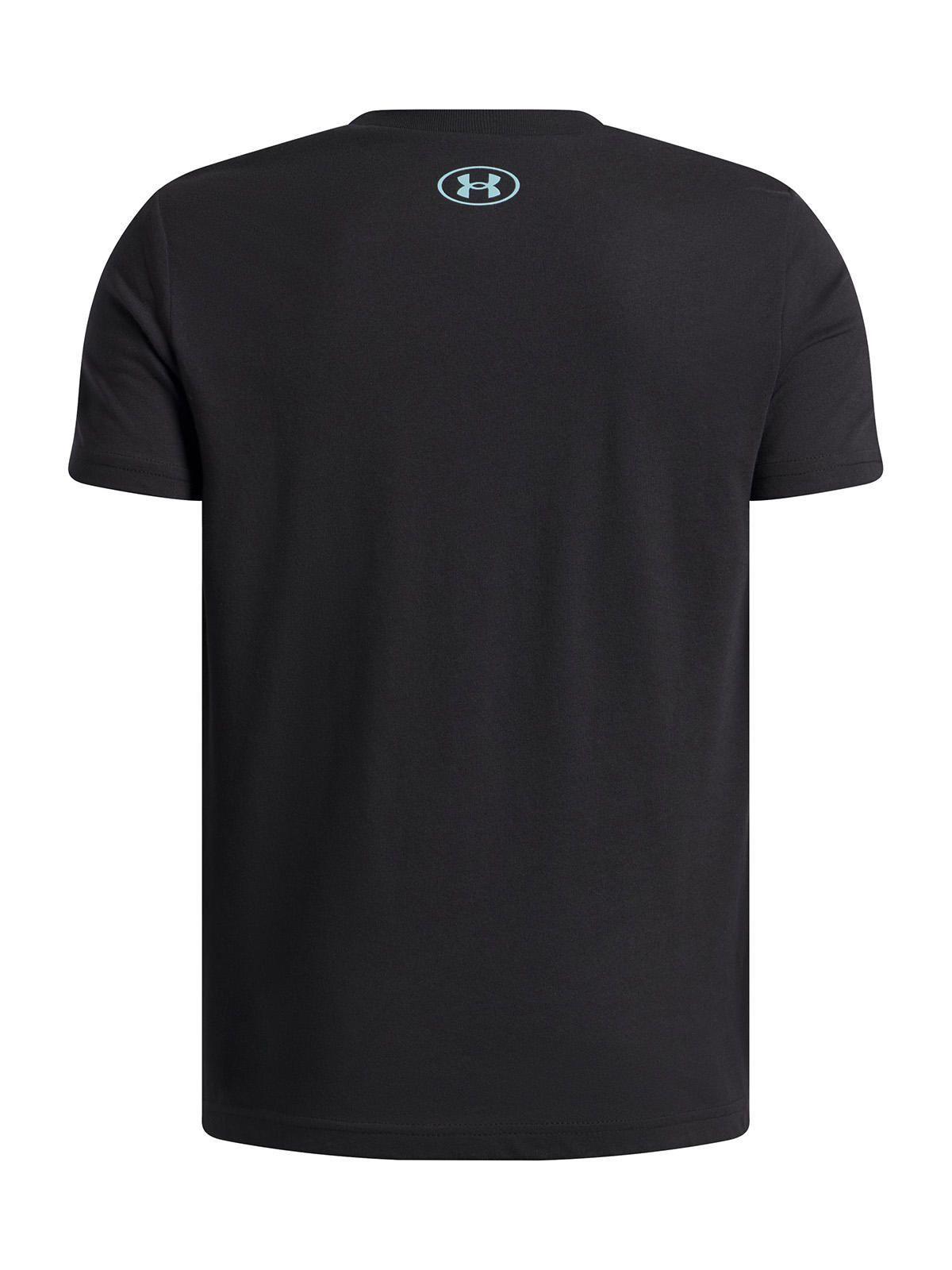 Polera M/C Niño B Logo Wordmark Collage Ss Polera Negro-1