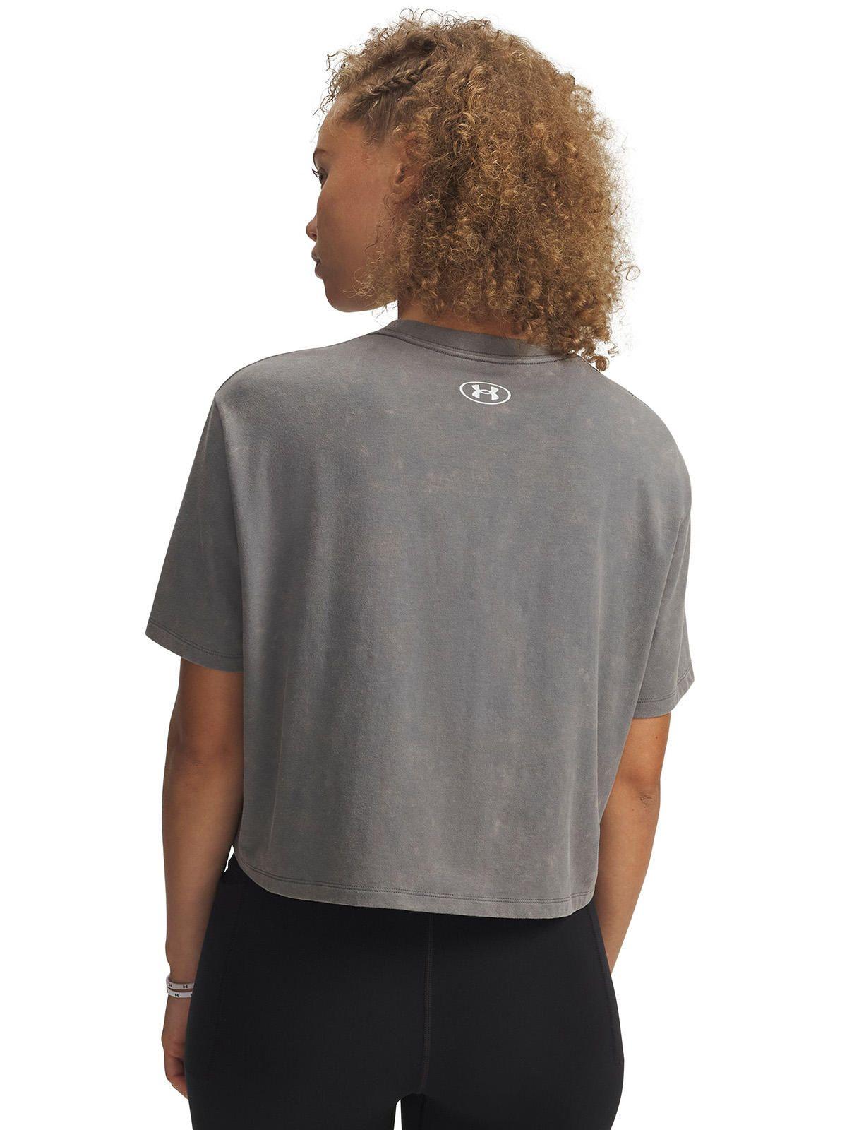 Polera M/C Mujer Rival Boxy Wash Verde-1