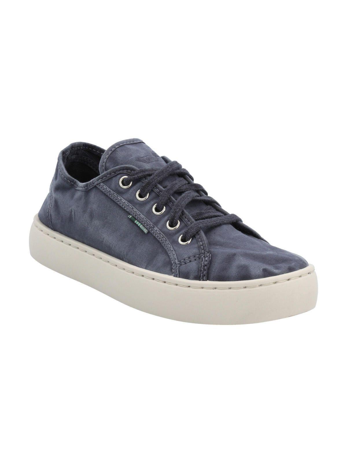 Zapatilla Algodón Orgánico Mujer Bronte Azul-1