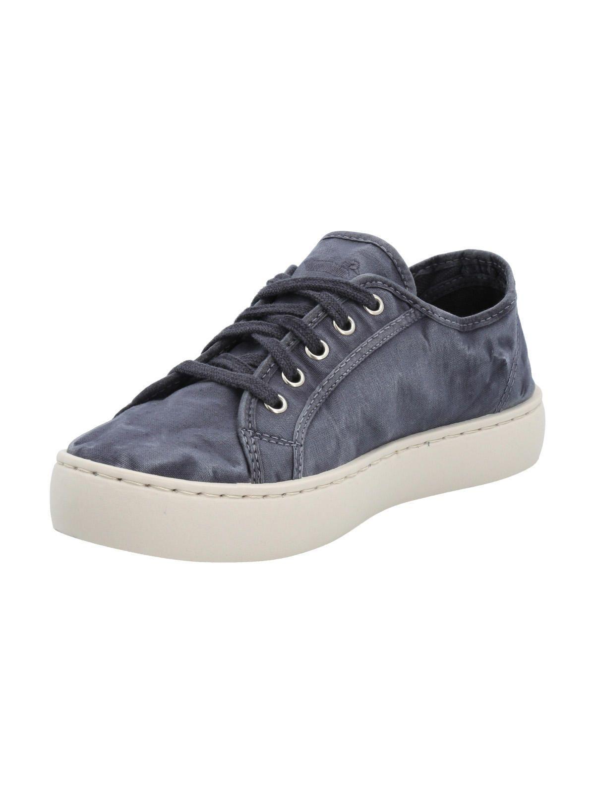 Zapatilla Algodón Orgánico Mujer Bronte Azul-4