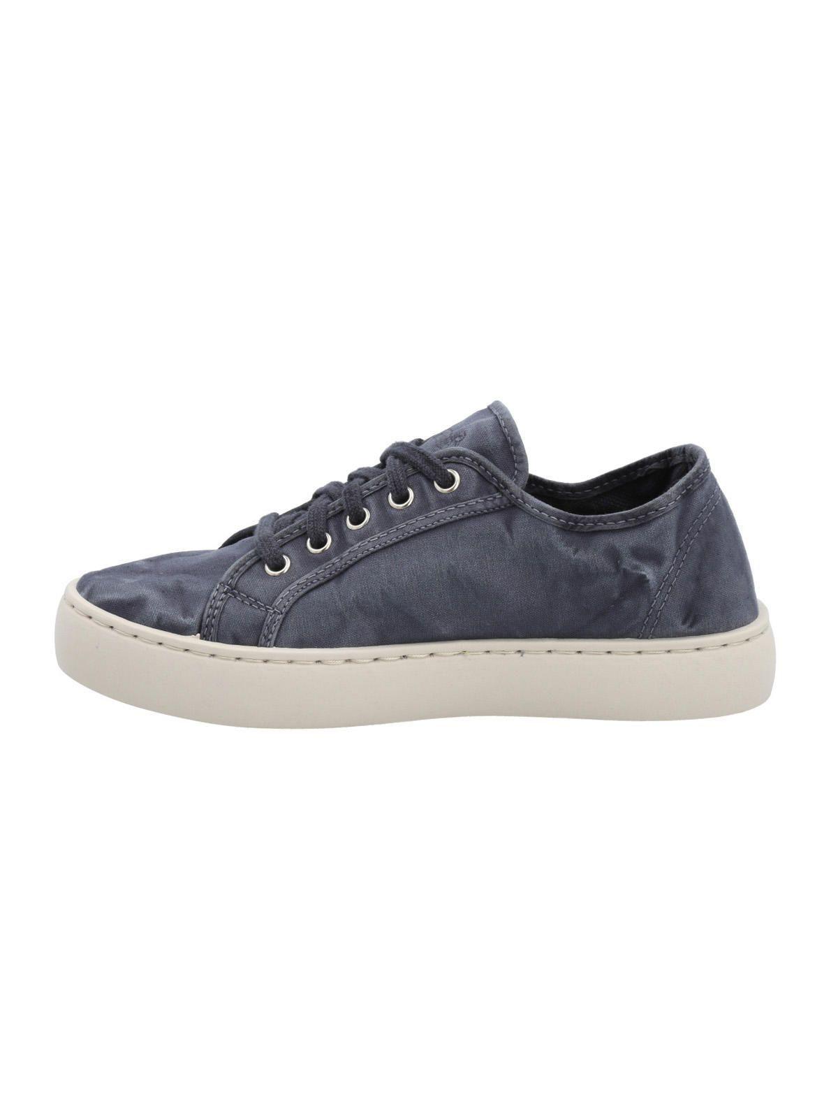 Zapatilla Algodón Orgánico Mujer Bronte Azul-5