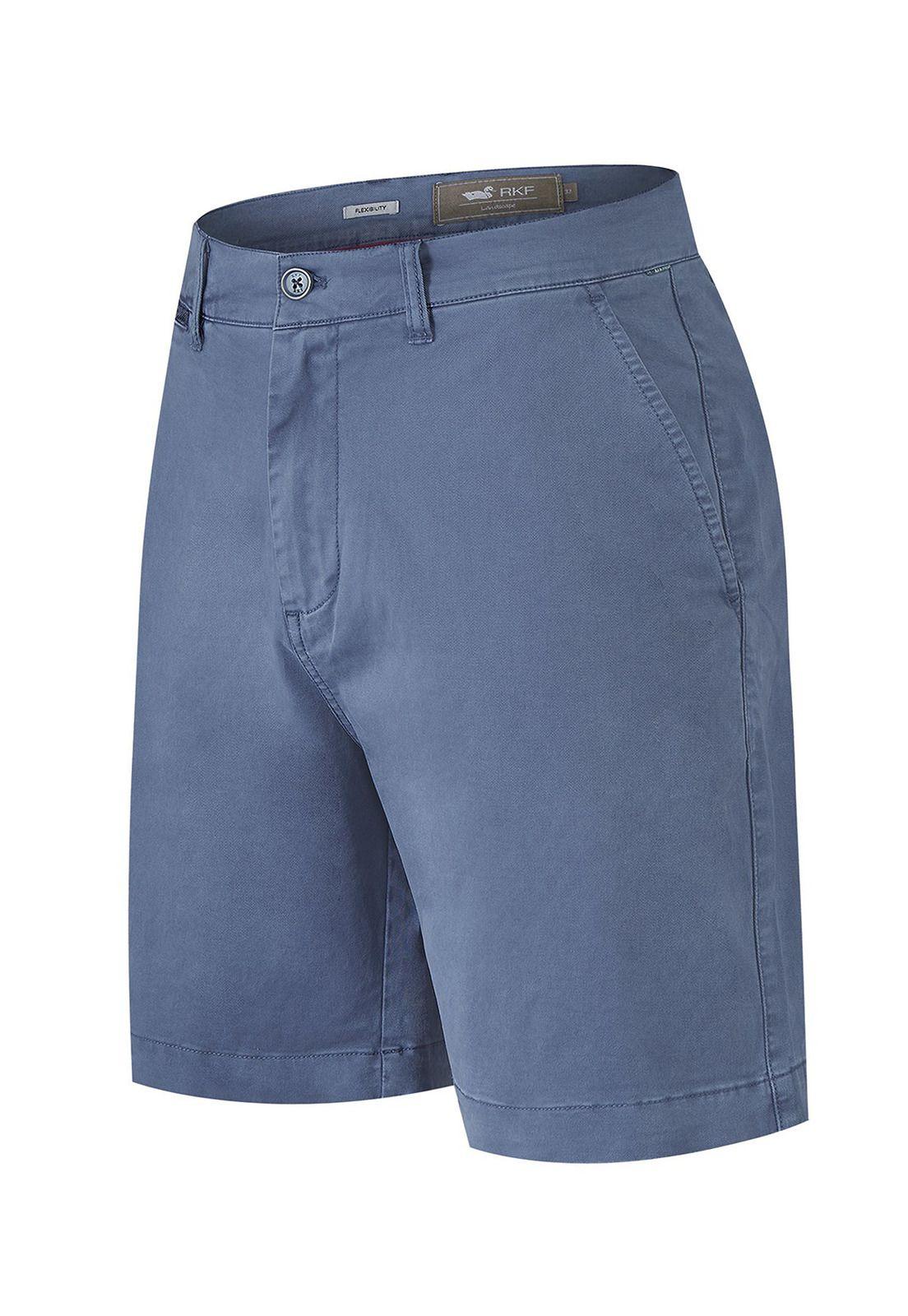 Short Algodón Hombre Classic Azul-0