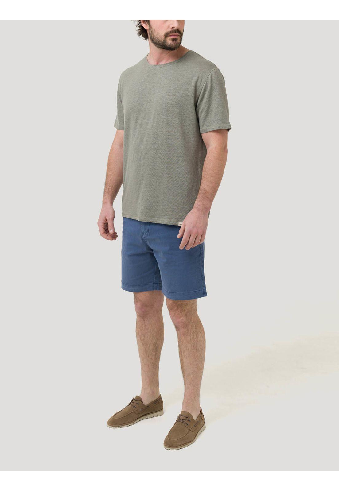 Short Algodón Hombre Classic Azul-8