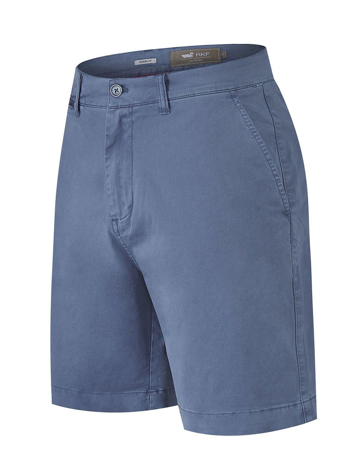 Short Algodón Hombre Classic Azul-0