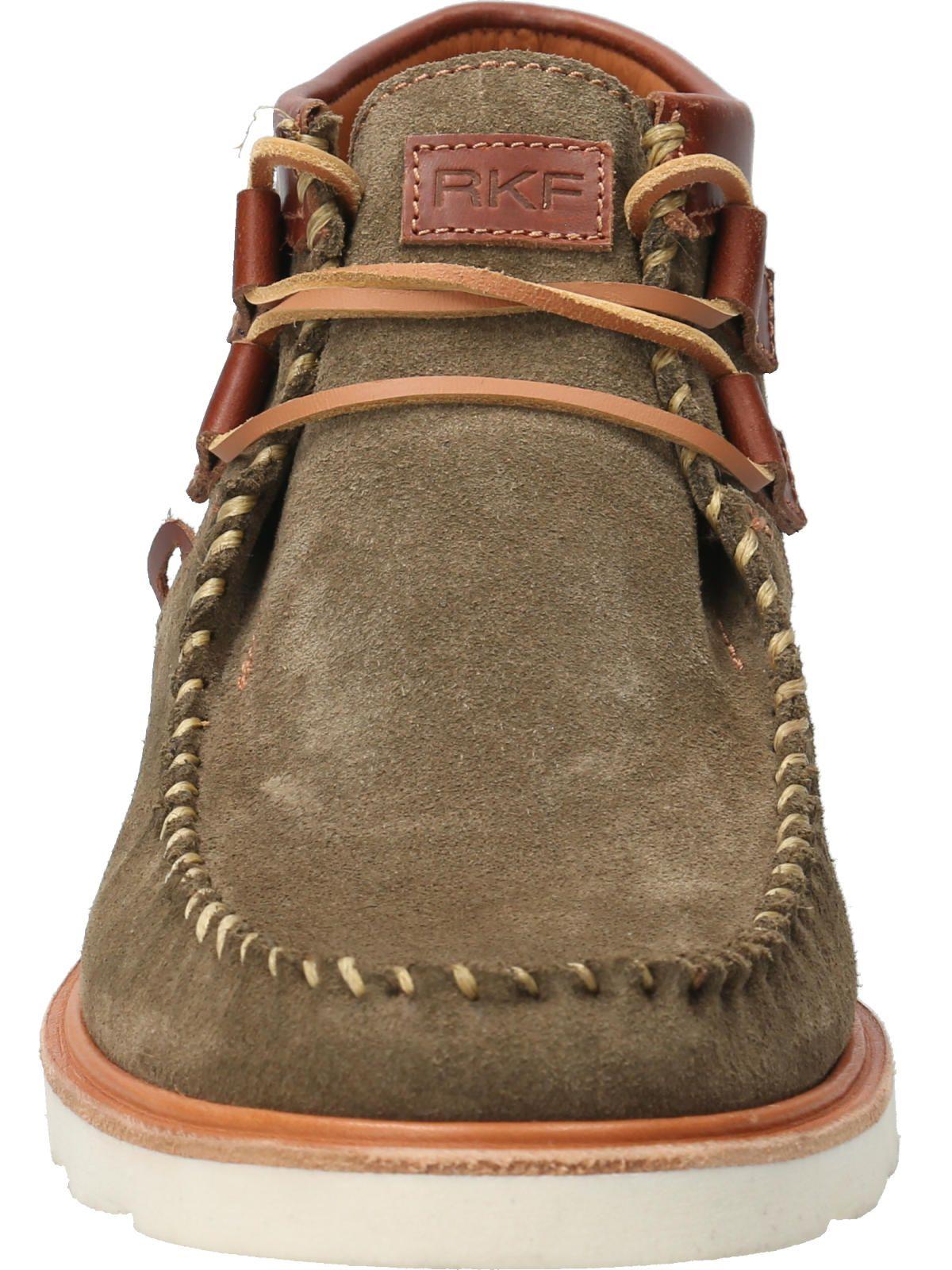 Botín Cuero Hombre Ruivo Verde-2