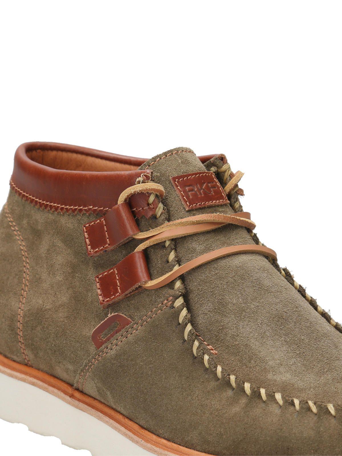 Botín Cuero Hombre Ruivo Verde-6