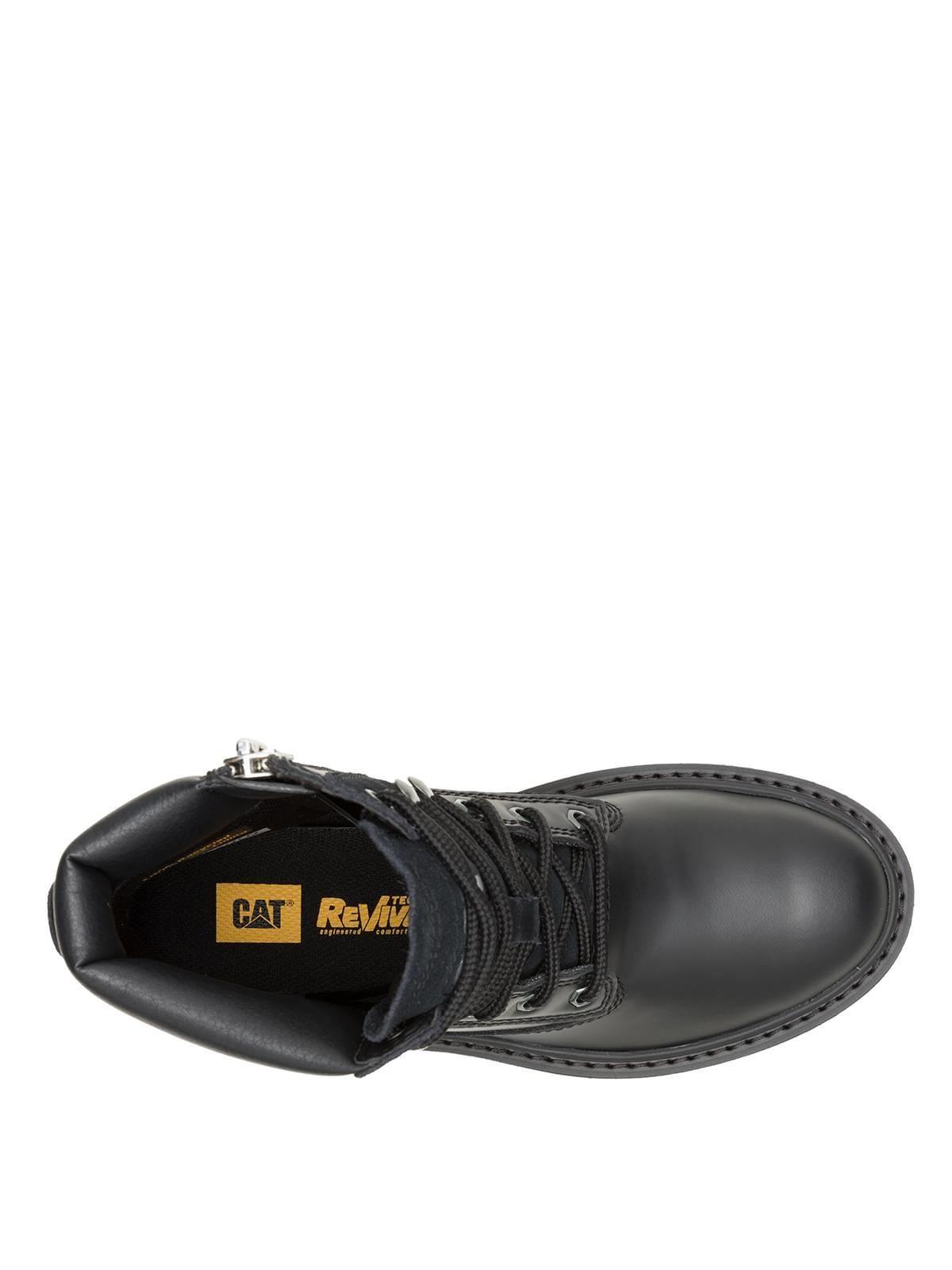 Botin Cuero Mujer Colorado Max 6 Zip Negro-6