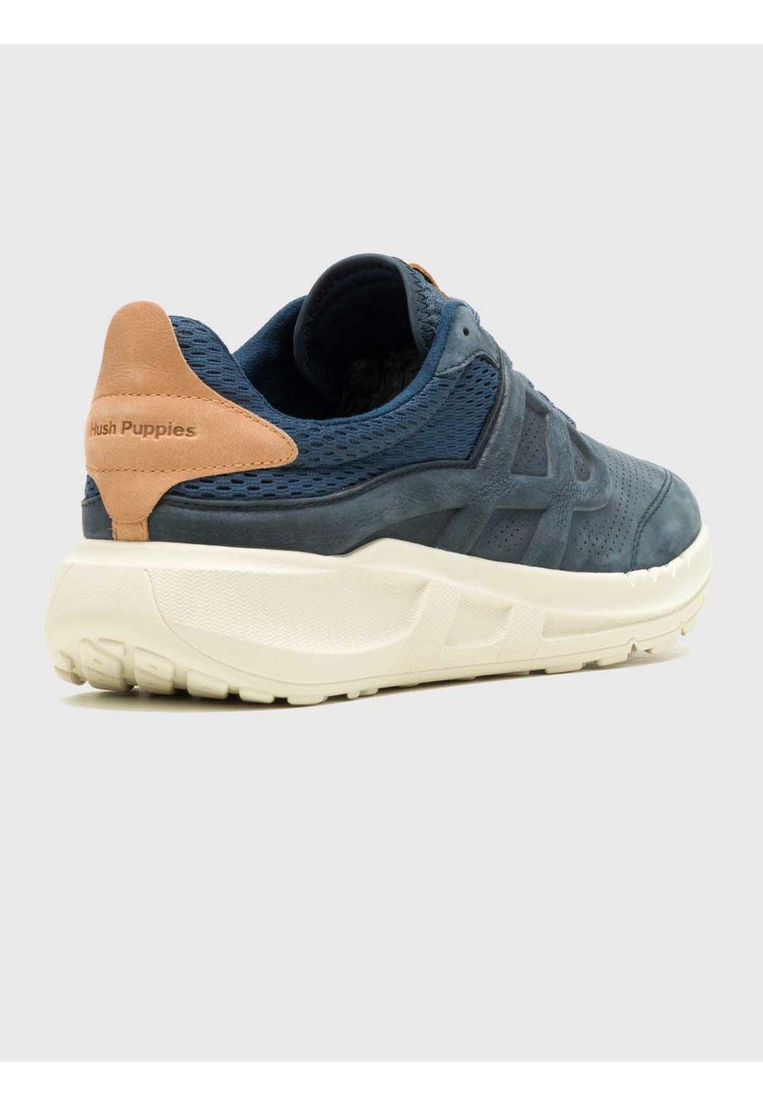 Zapatilla Cuero Hombre Seventy8 Run Azul-3