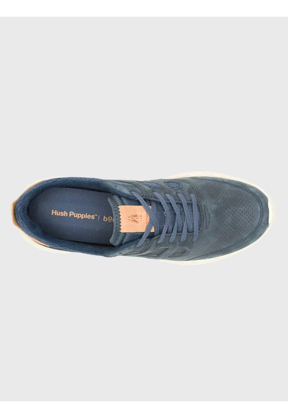 Zapatilla Cuero Hombre Seventy8 Run Azul-5