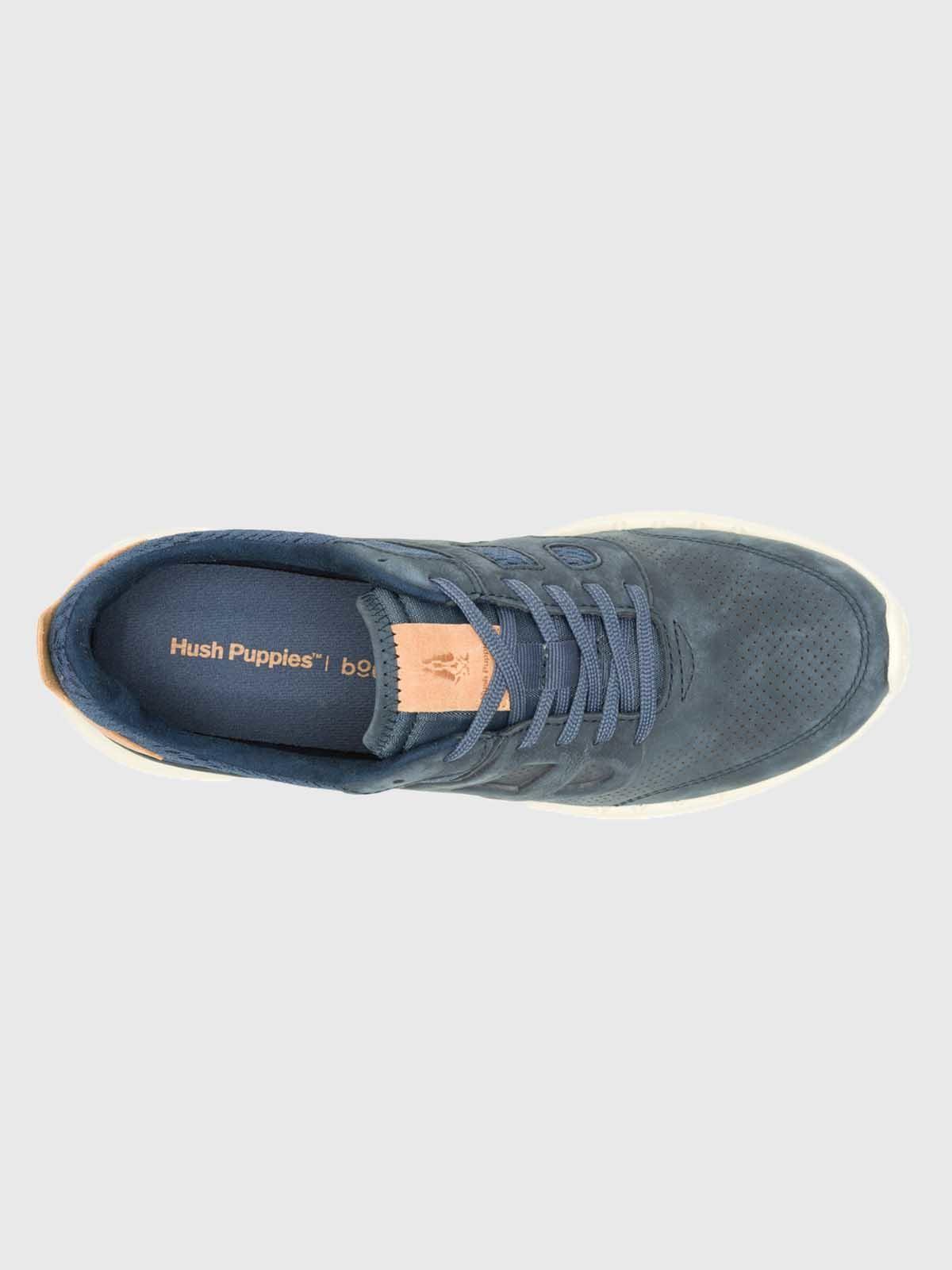 Zapatilla Cuero Hombre Seventy8 Run Azul-5